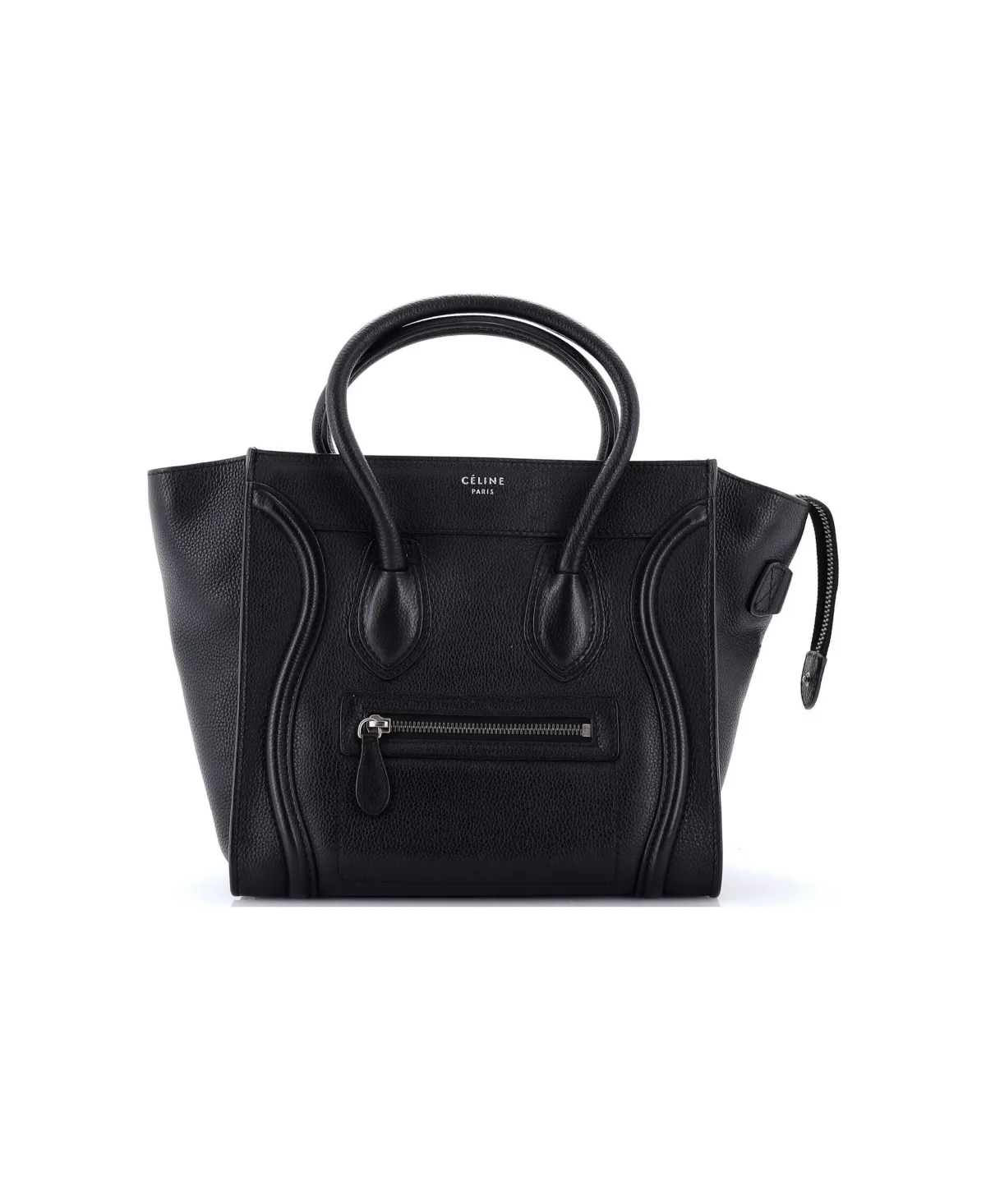 Pre-Owned Celine Micro Luggage Bag Grainy Leather by Celine