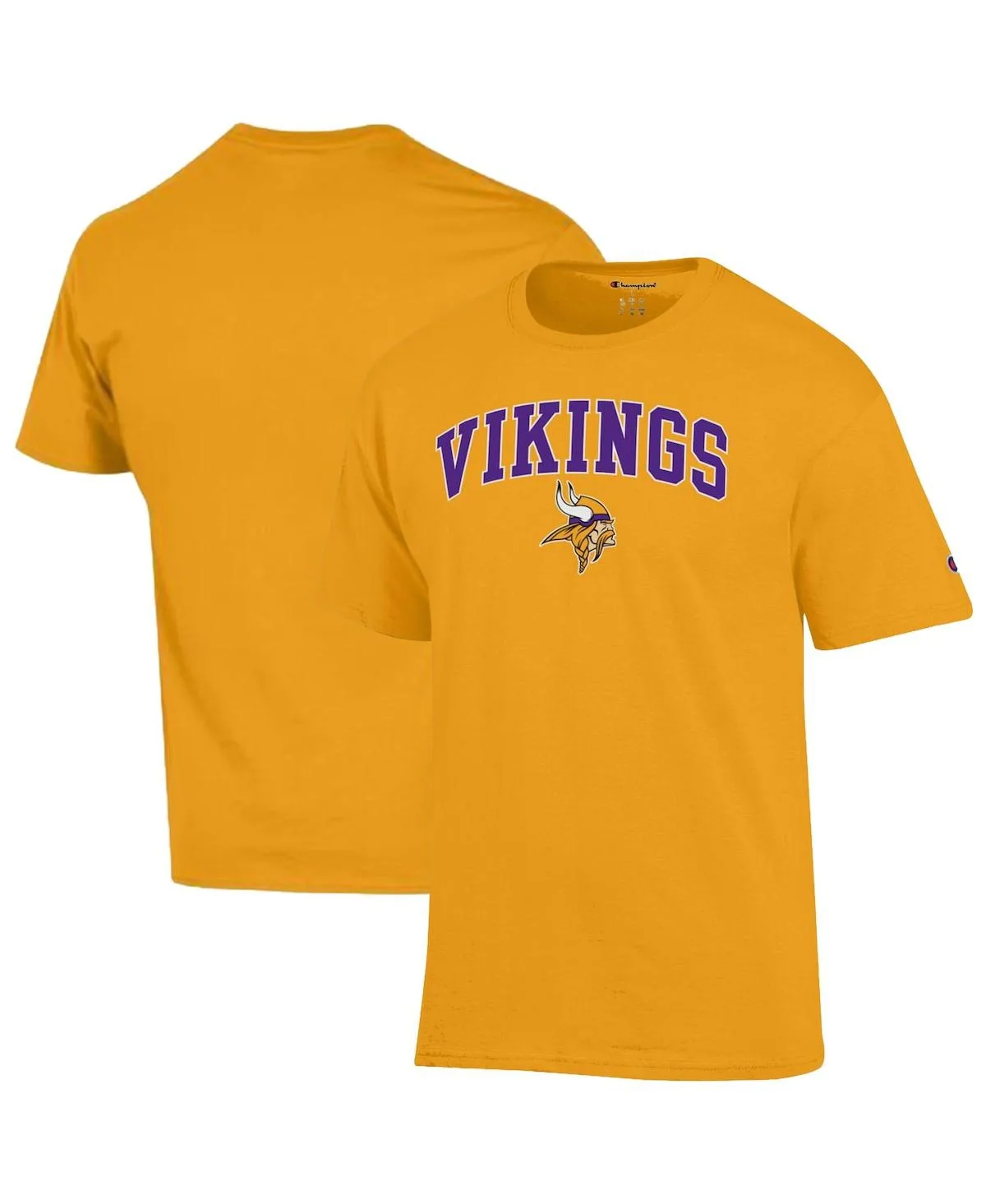 Minnesota Vikings Arch Over Logo T-Shirt by Champion