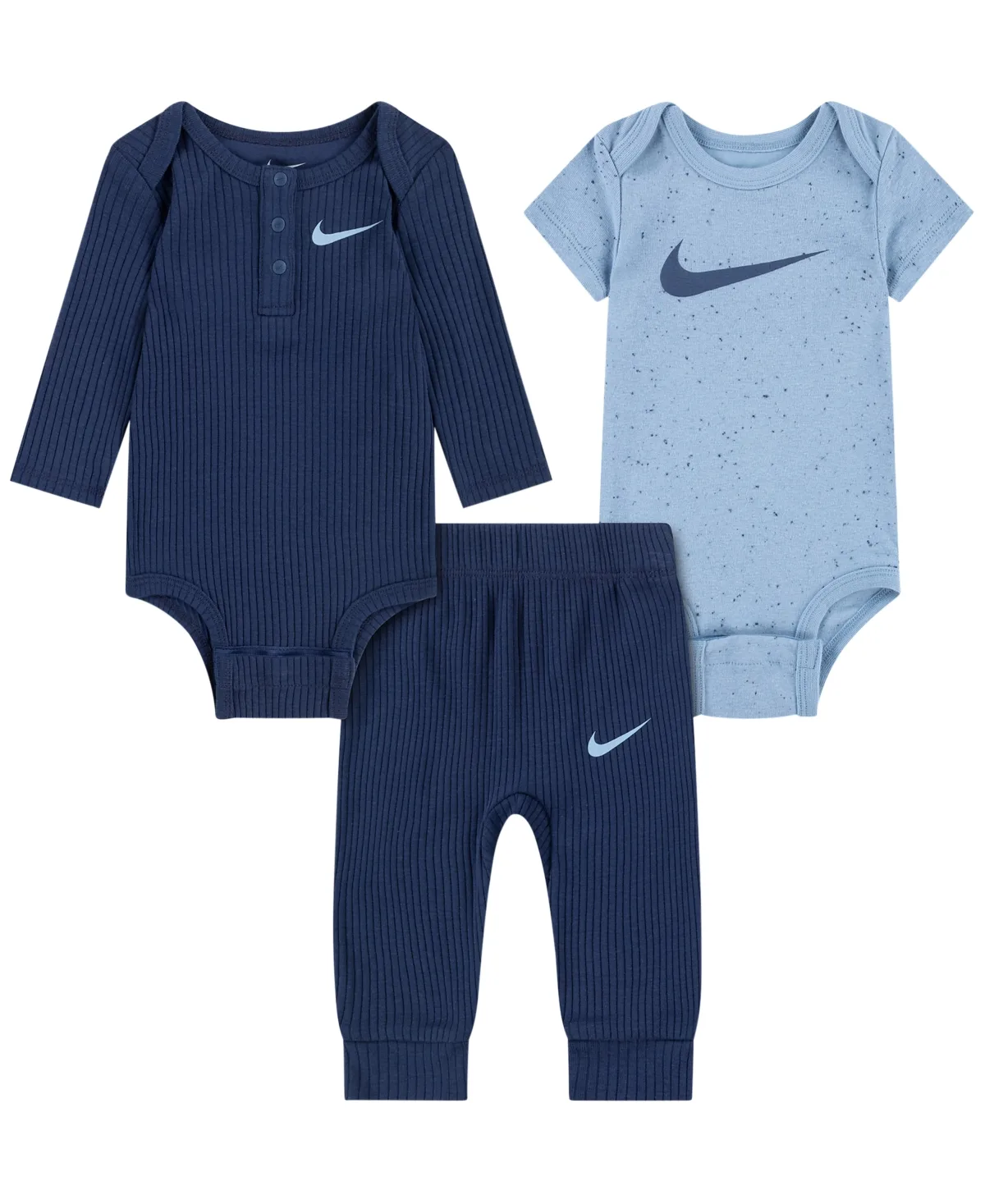 Readyset Ribbed Bodysuits and Pants, 3-Piece Set by Nike