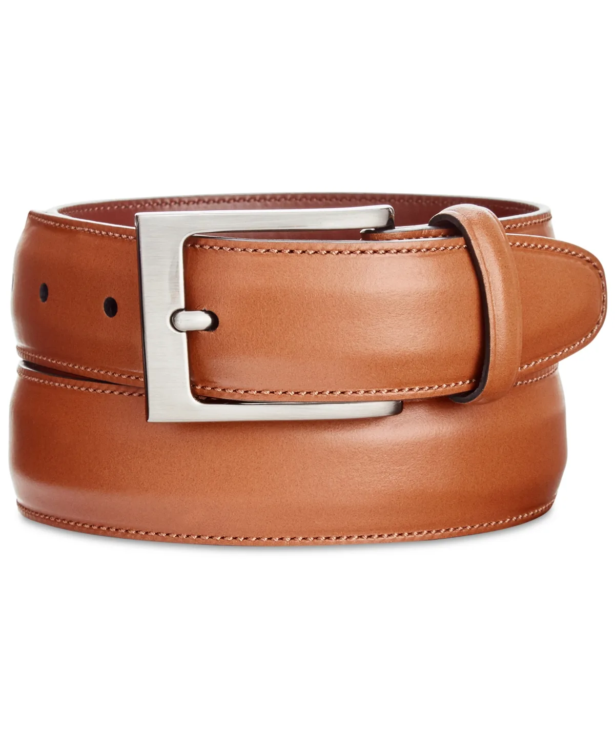 Portfolio Leather Belt by Perry Ellis