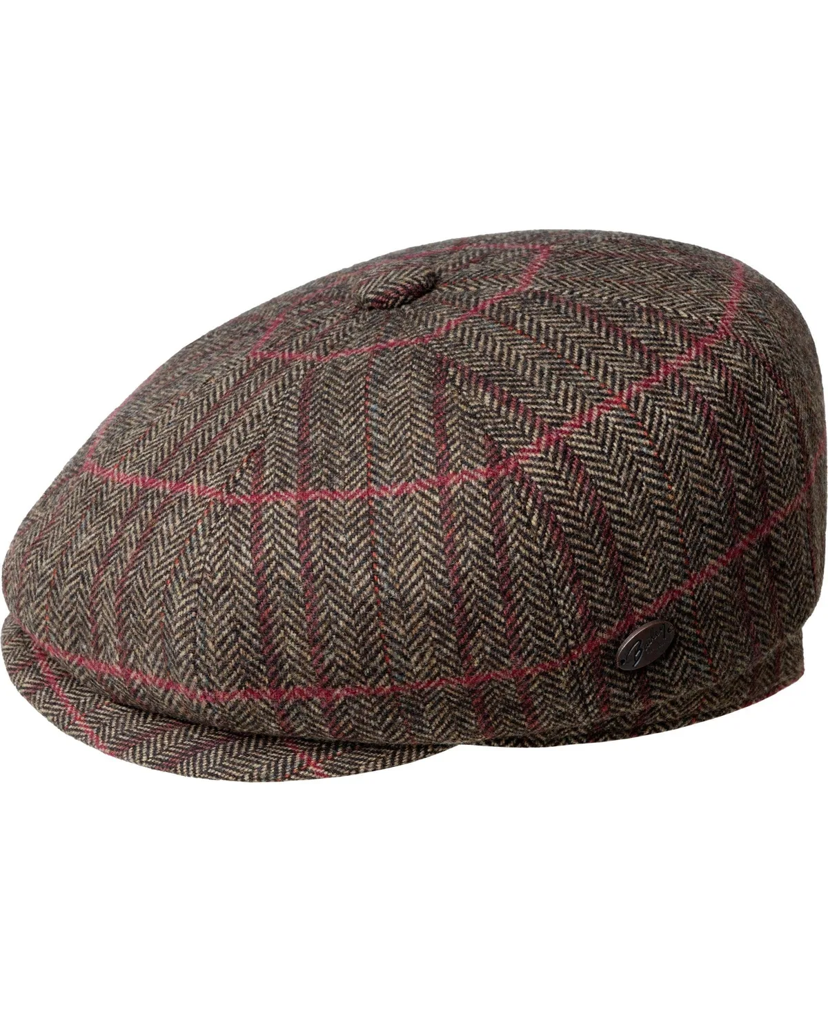 Wool-Blend Herringbone Convertible Earflaps 8/4 Cap Newsboy by Bailey 1922