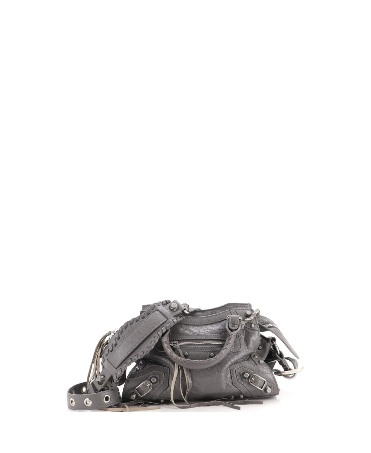 Pre-Owned Xs Neo Cagole City Bag Leather by Balenciaga