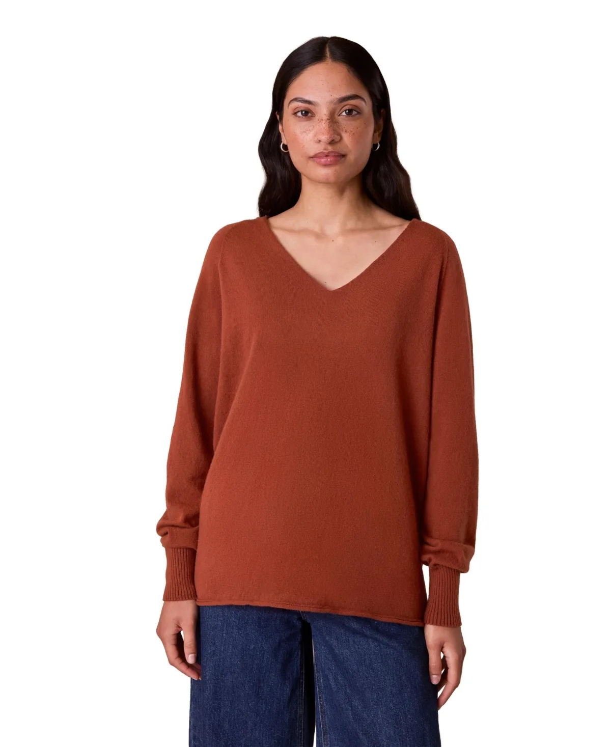 Celtic and Co. British Geelong Relaxed V-Neck Sweater