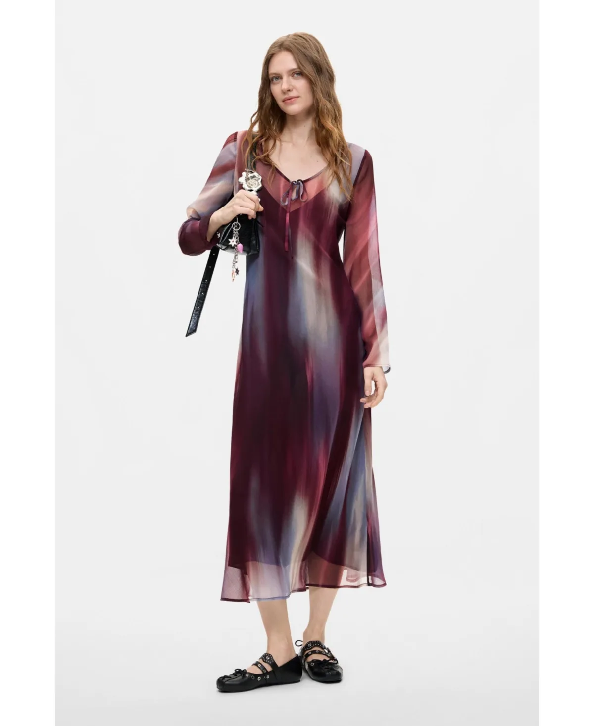 Long-Sleeve Midi Dress by Desigual