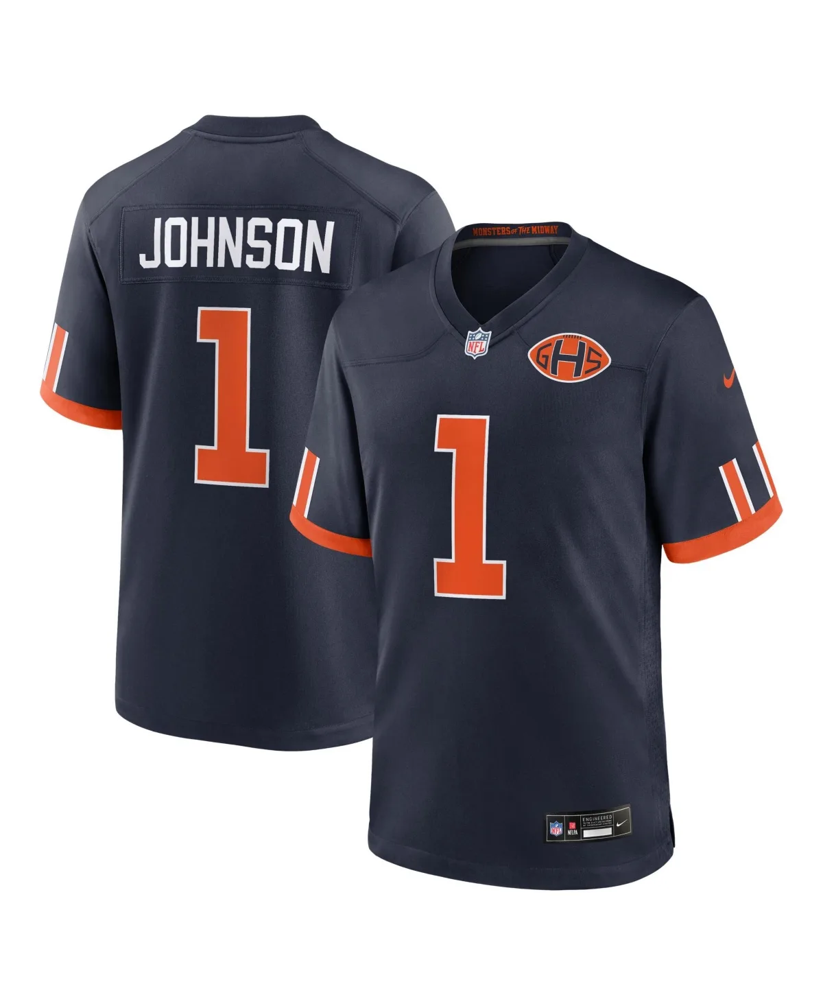 Jaylon Johnson Chicago Bears 2026 Rivalries Collection Game Jersey by Nike