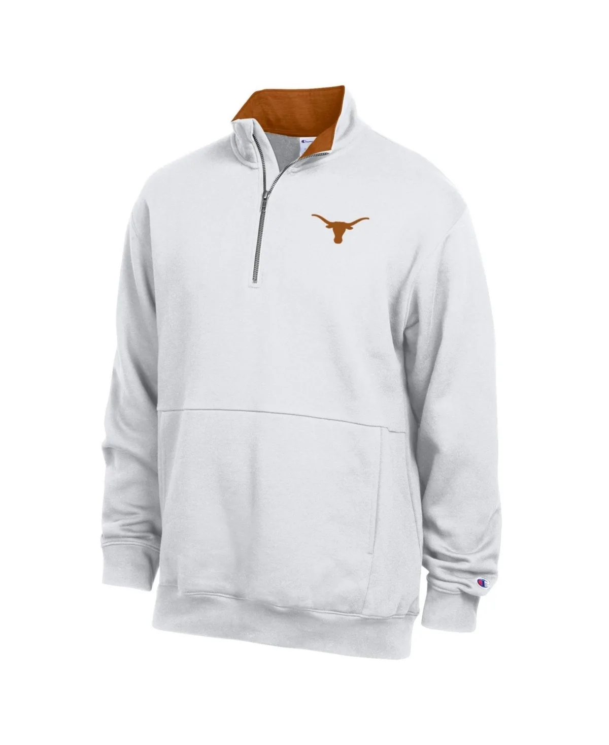 Texas Longhorns Quarter-Zip Fleece Pullover Sweatshirt by Champion