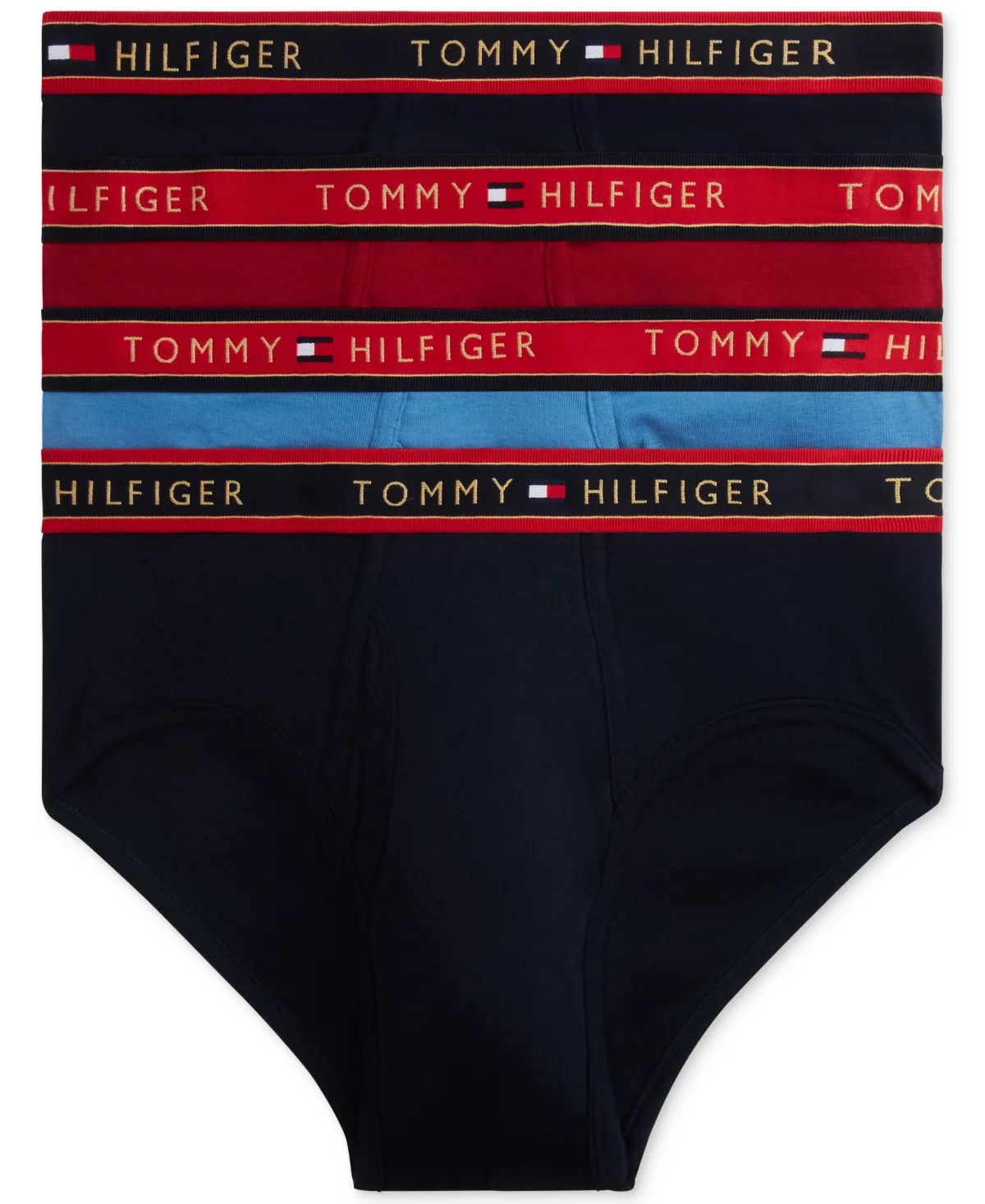 Cotton Classics Combed Rib-Stitch Briefs, 4-Pack by Tommy Hilfiger