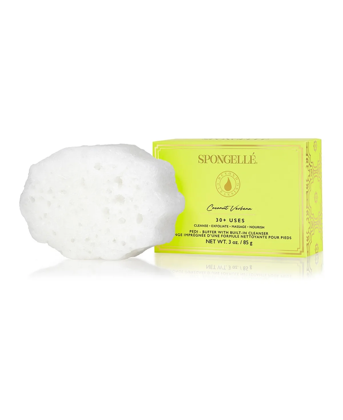 Daisy Collection Pedi Buffer Coconut Verbena by Spongelle