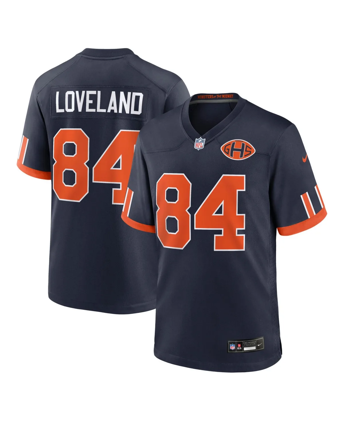 Chicago Bears Colston Loveland Rivalries Game Jersey by Nike