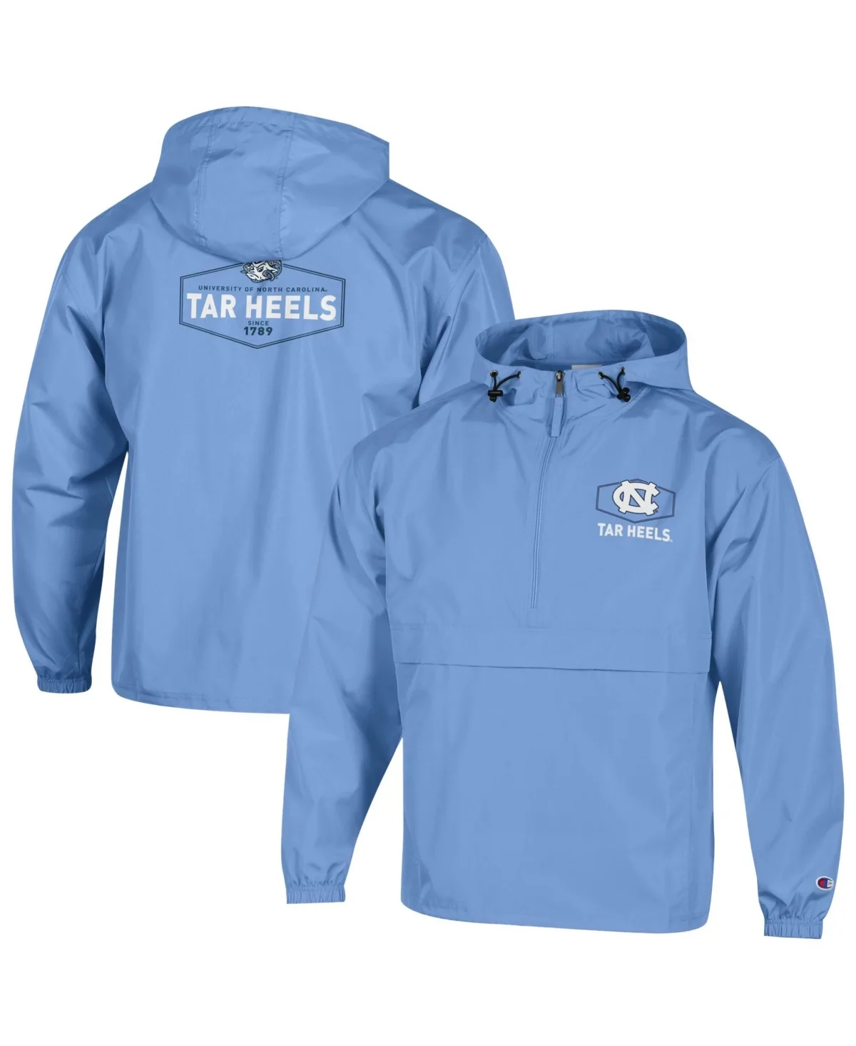North Carolina Tar Heels Delay Packable Half-Zip Sweatshirt by Champion
