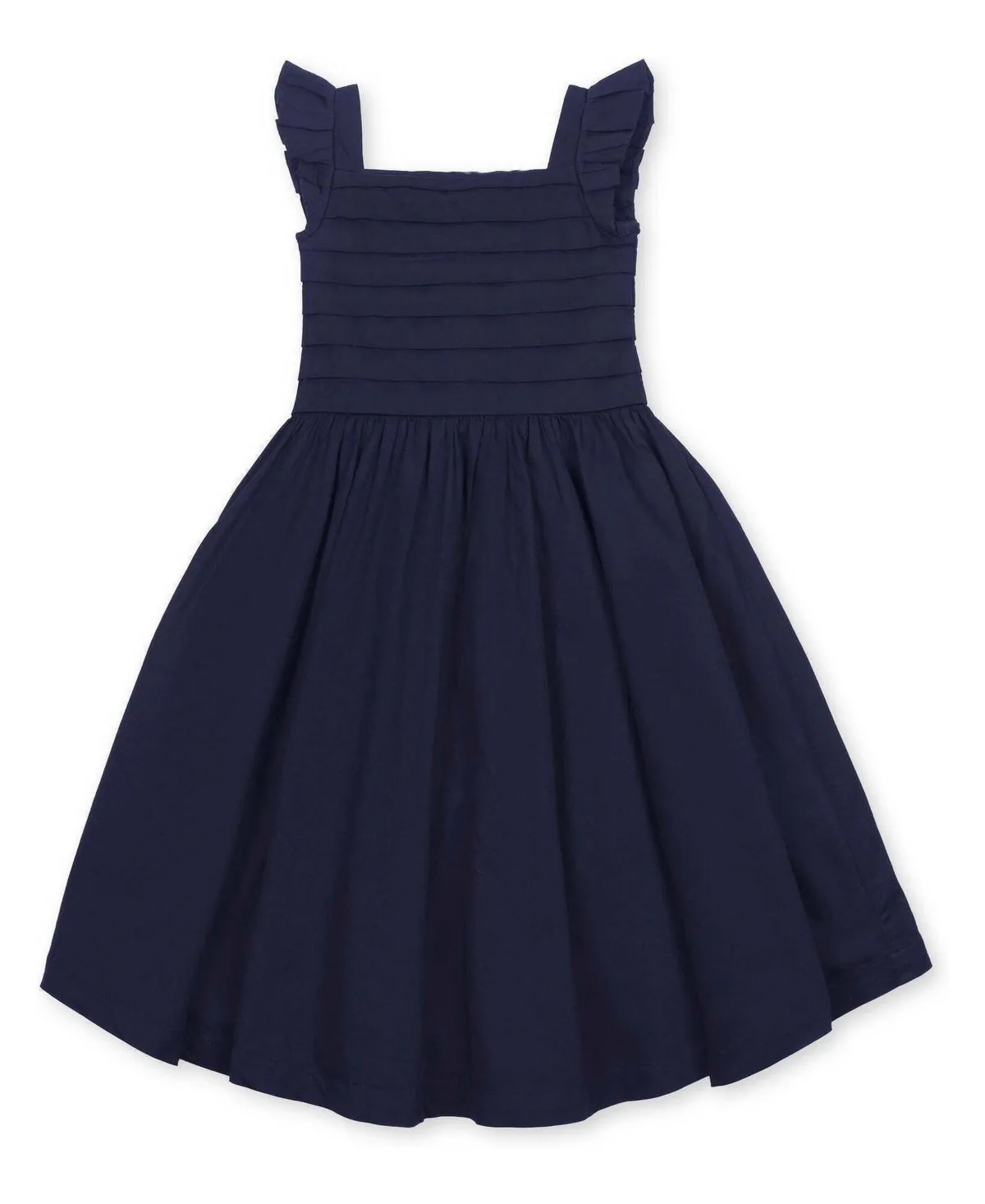 Organic Pleated Bodice Sateen Party Dress by Hope & Henry