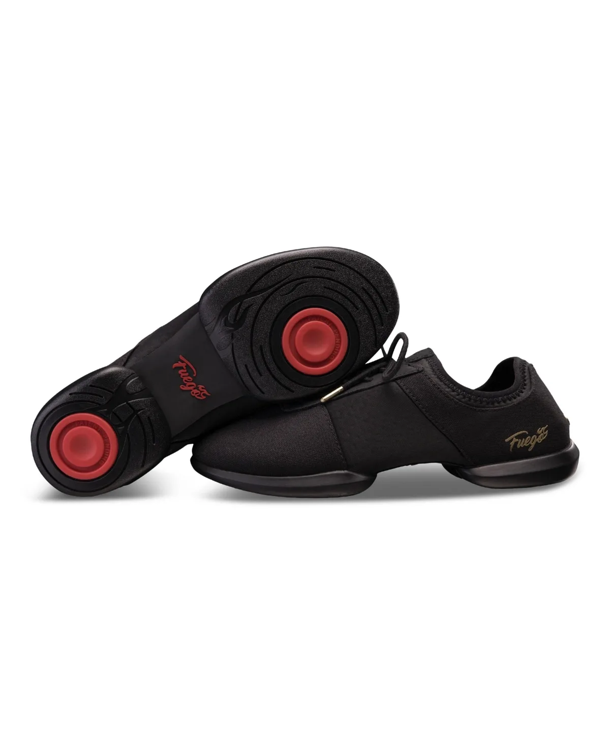 All-Black Split-Sole Sneaker by Fuego