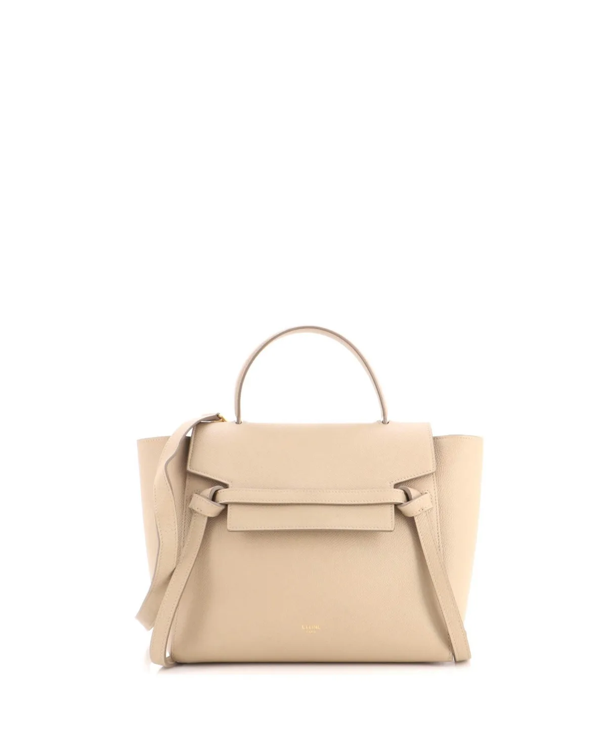 Pre-Owned Celine Micro Belt Bag Textured Leather by Celine