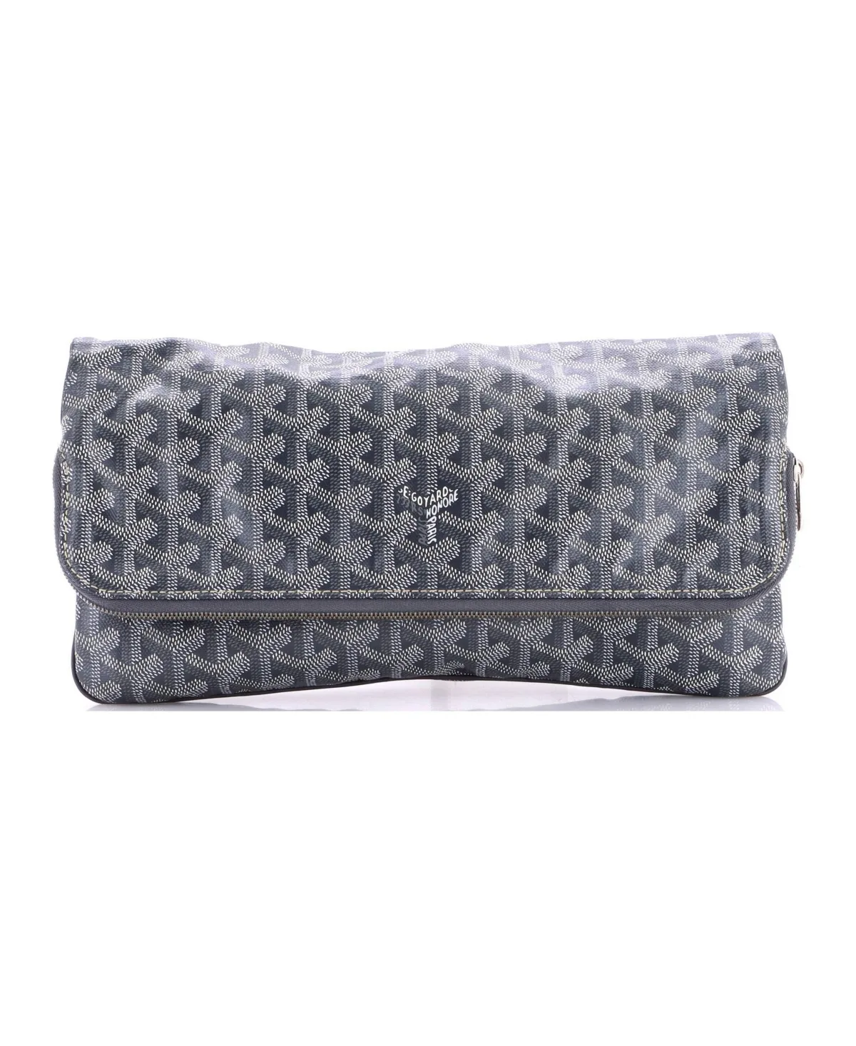 Pre-Owned Goyard Sainte-Marie Coated Canvas Reversible Clutch