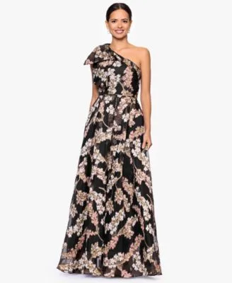 One Shoulder Dress by Betsy & Adam