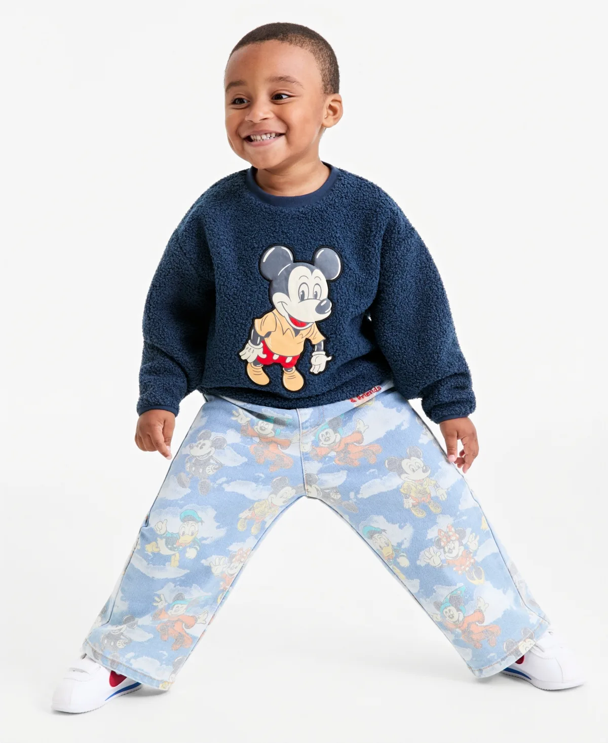 Disney - Macy's Mickey Mouse Parade Balloon Sherpa Sweatshirt by Disney