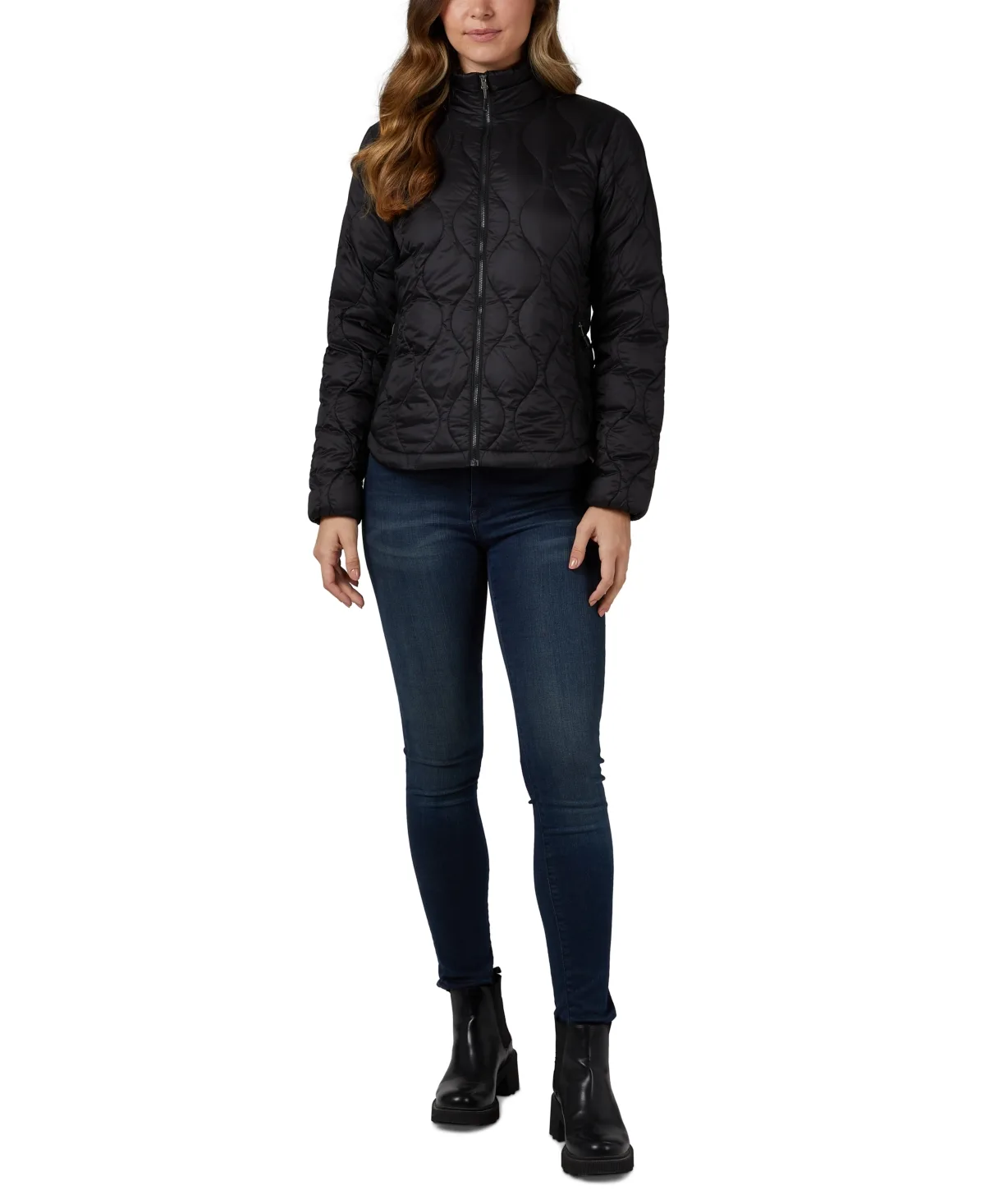 Onion Quilted Stand-Collar Down Jacket by 32 Degrees