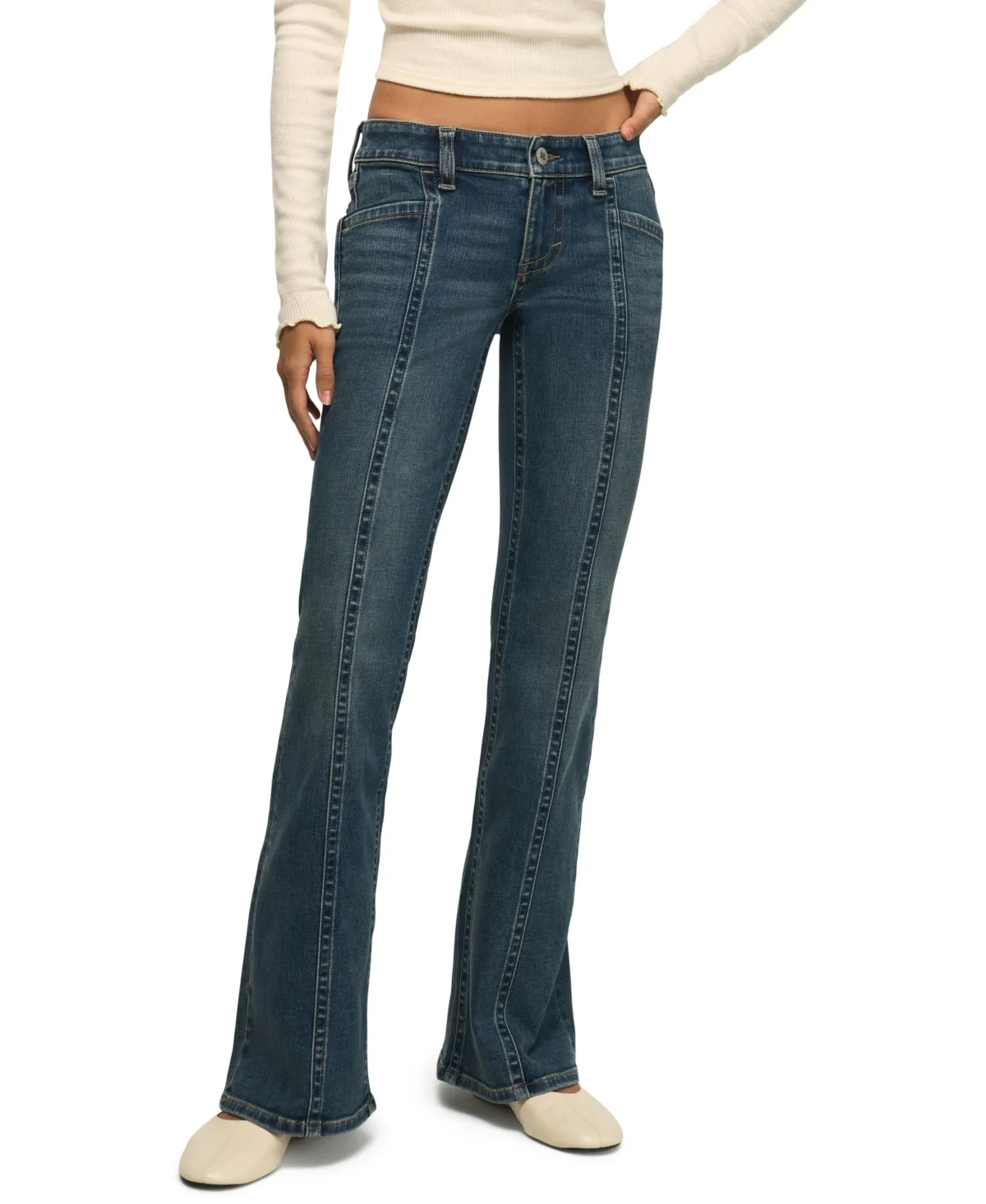 Low-Rise Y2K Flare Jeans by Lucky Brand