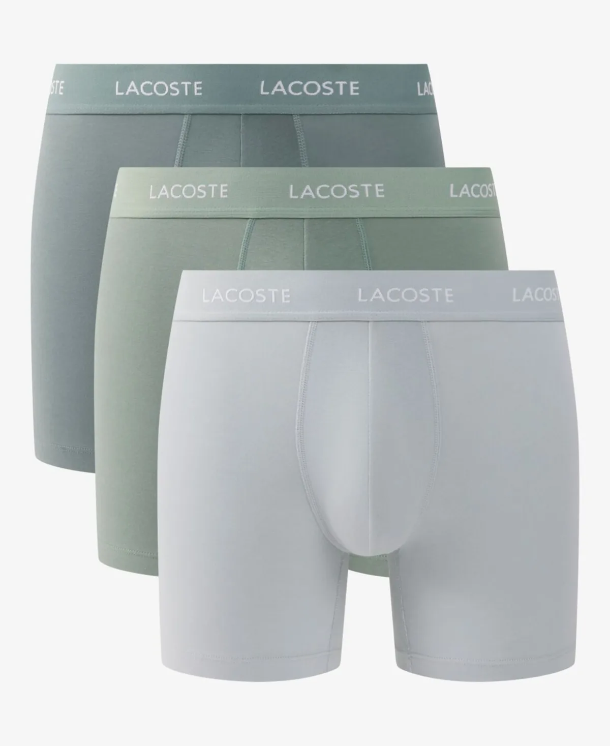 Regular-Fit Logo Boxer Briefs, 3-Pack by Lacoste