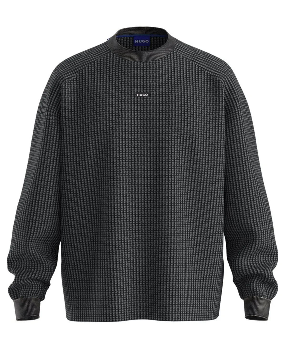 Waffle-Knit Long-Sleeve Sweater by Hugo Boss