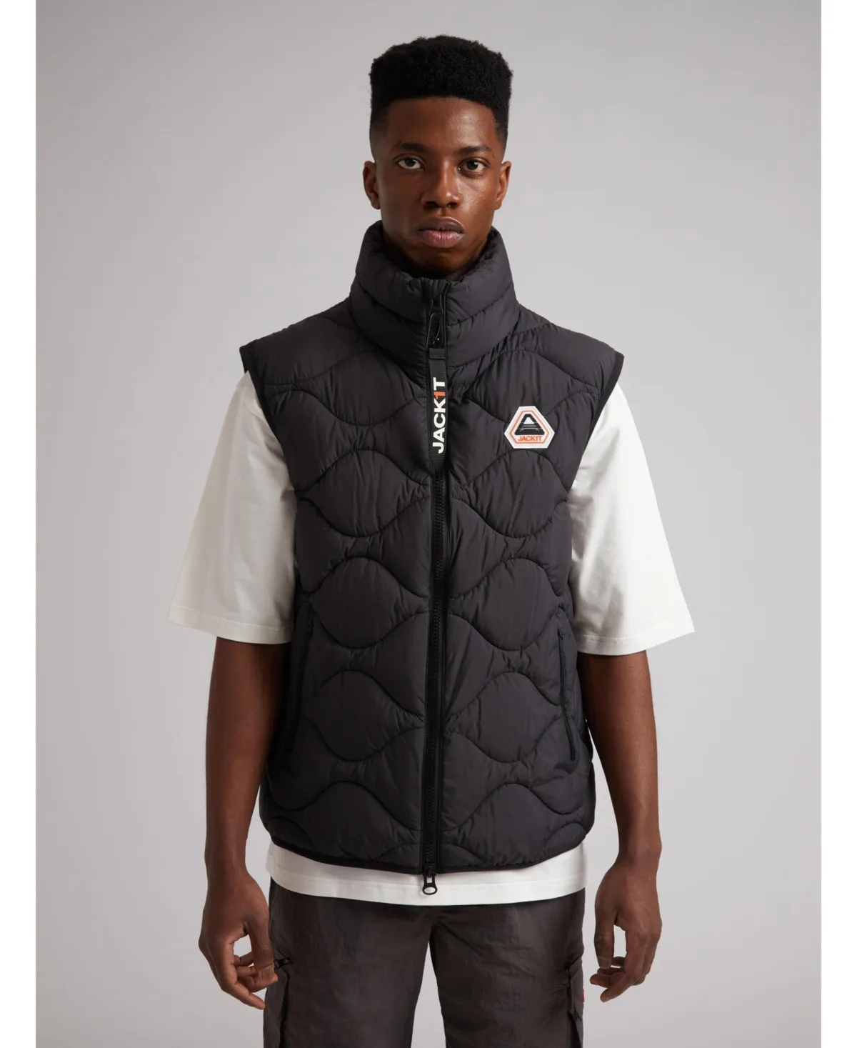 ORB1T High Neck Sleeveless Puffer Vest by Jack1t
