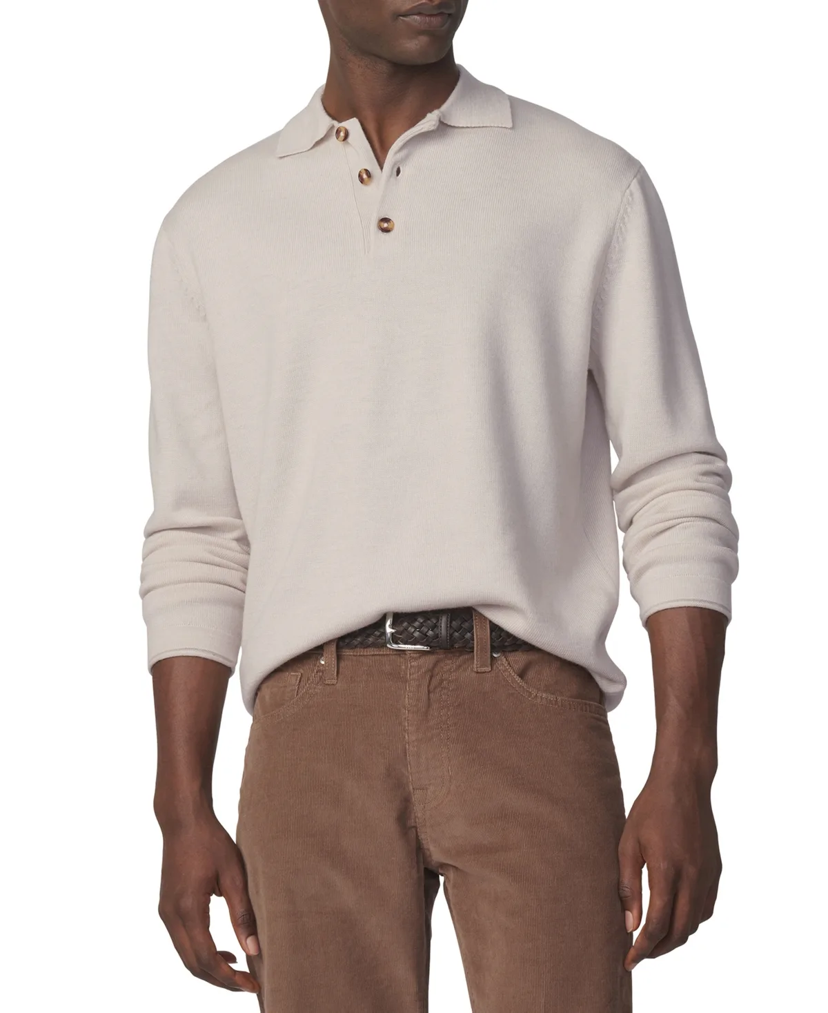 Merino Wool Polo Regular-Fit Sweater by Joe's Jeans
