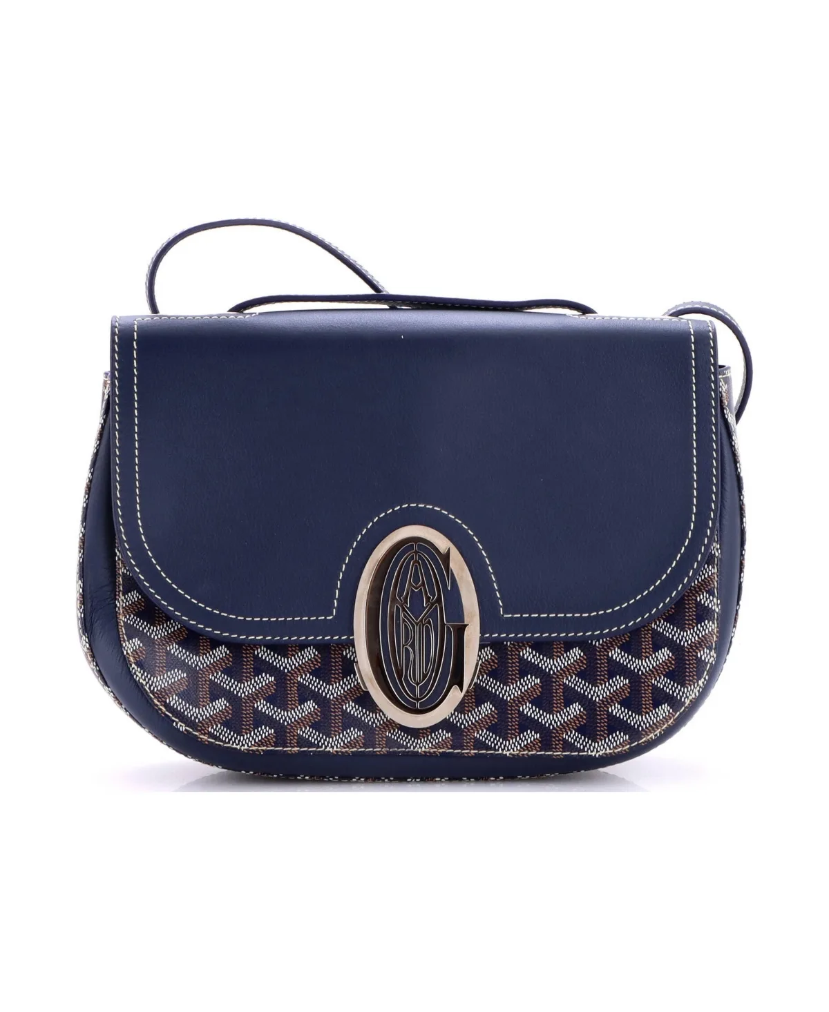 Pre-Owned Goyard 233 Bag Coated Canvas and Leather by Pre Owned Goyard