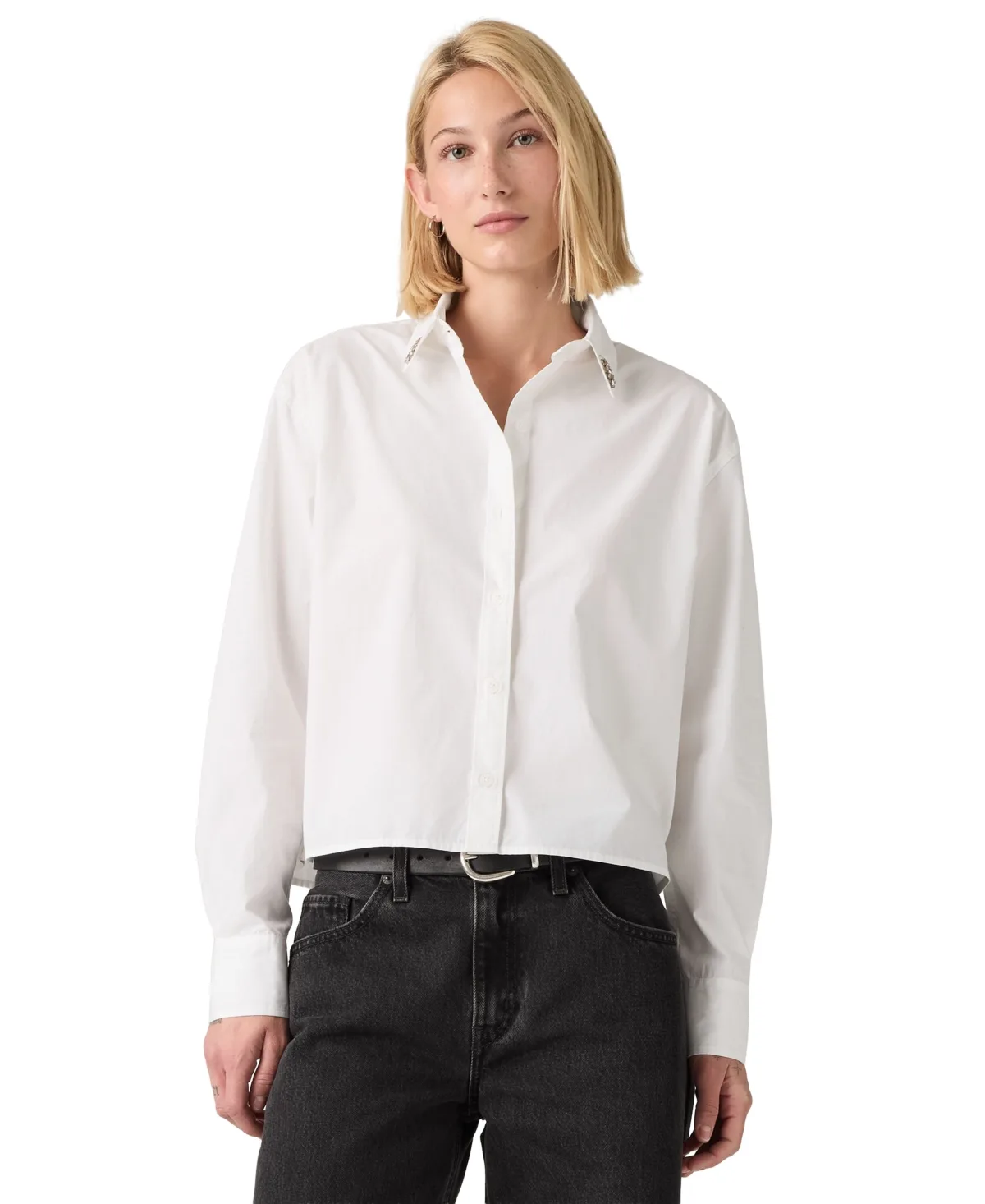Harlie Long-Sleeve Cropped Shirt by Levi's