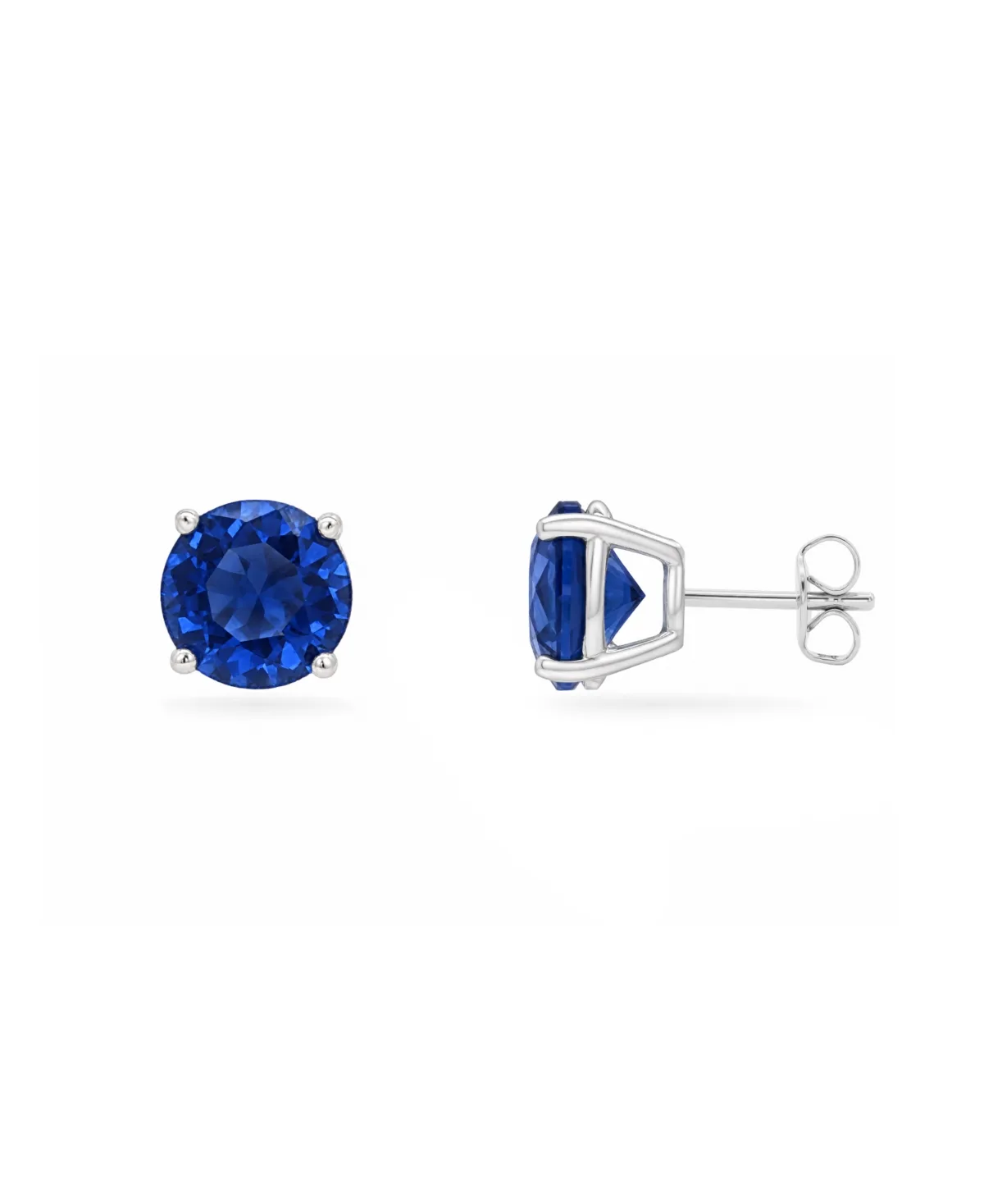 Spinel Round Stud Earrings by Giani Bernini