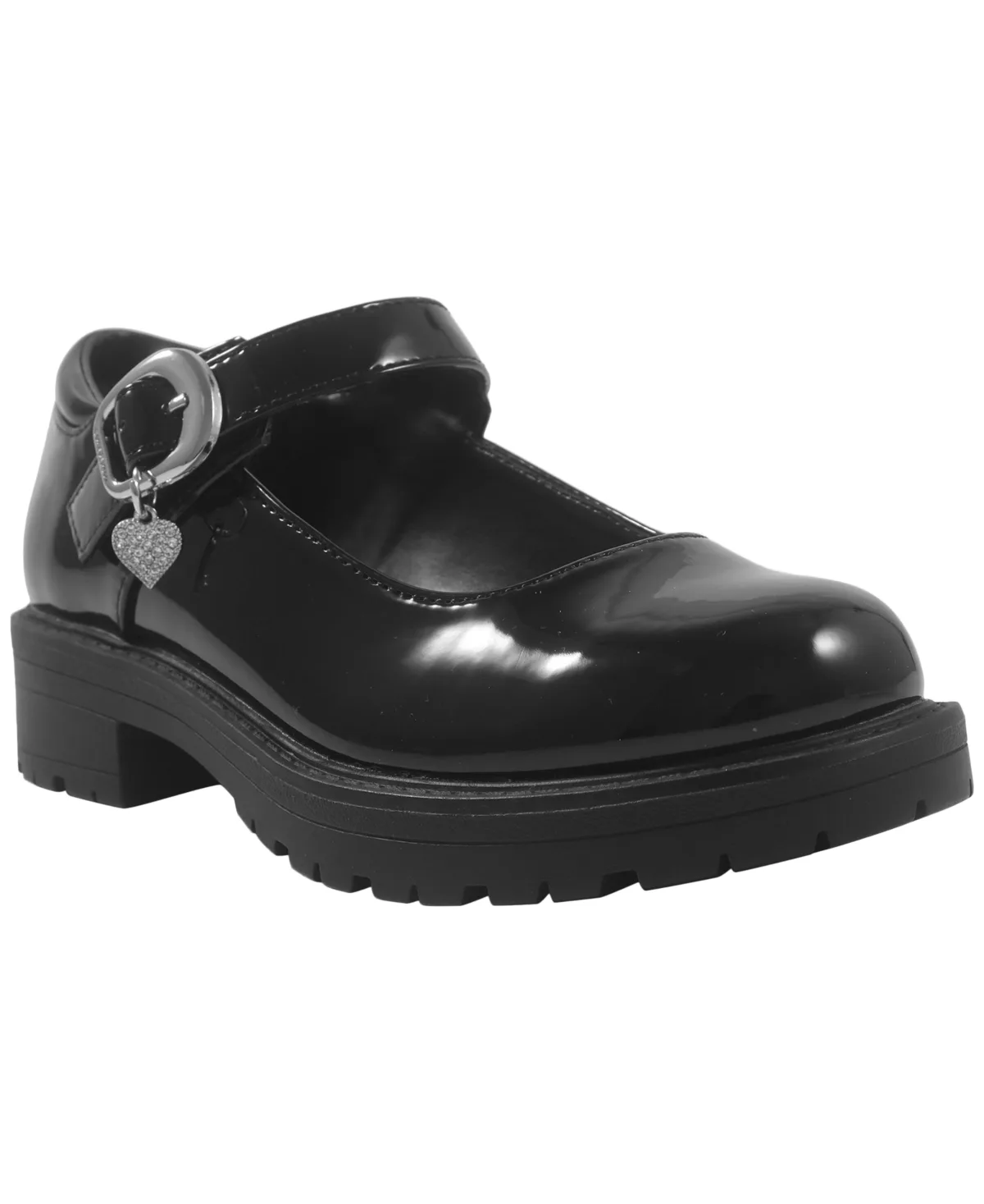 Lenny Stones Round-Toe Patent Heart Charm Flats by Sam Edelman
