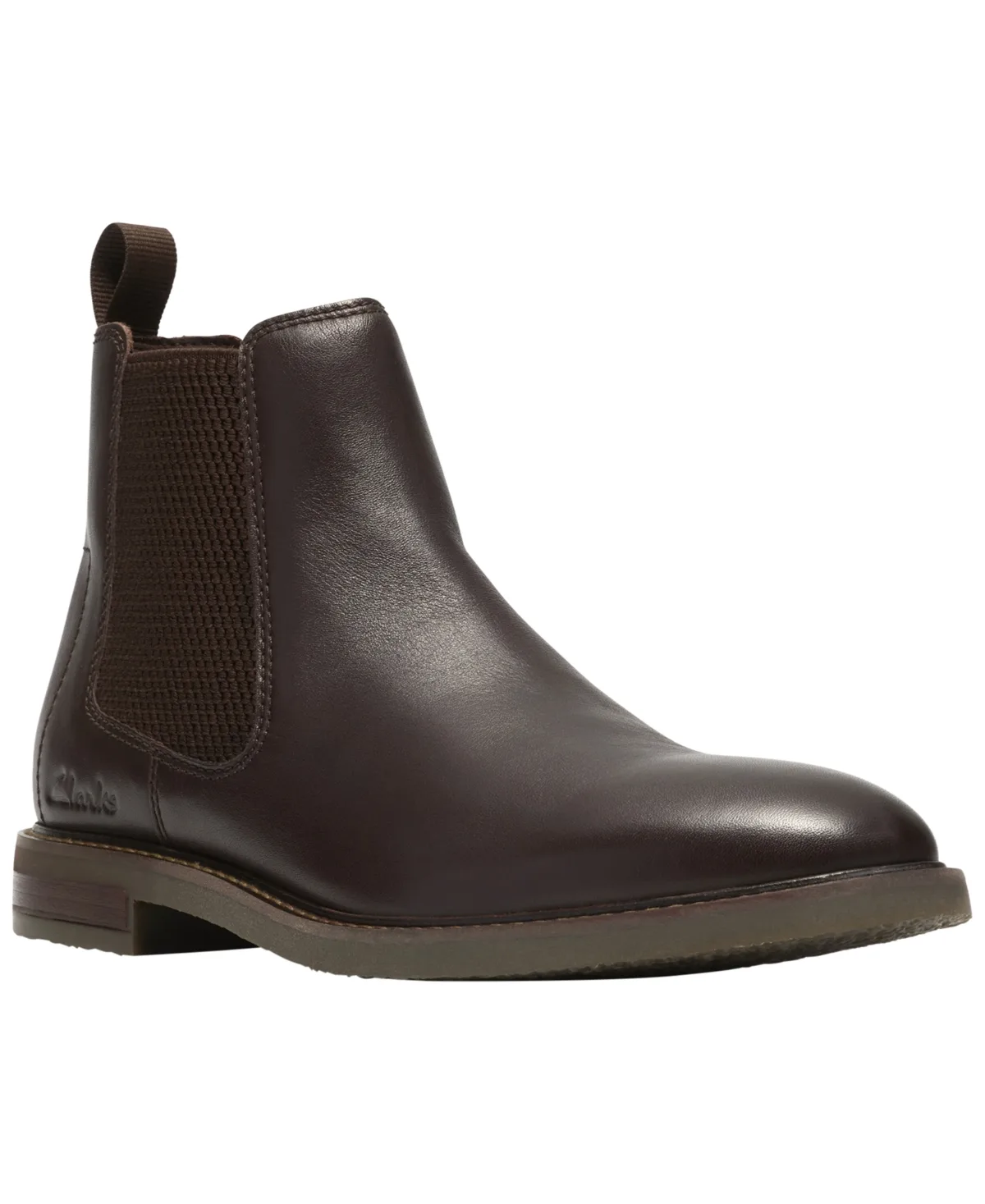 Jaxen Easy Leather Slip-On Ankle Boots by Clarks