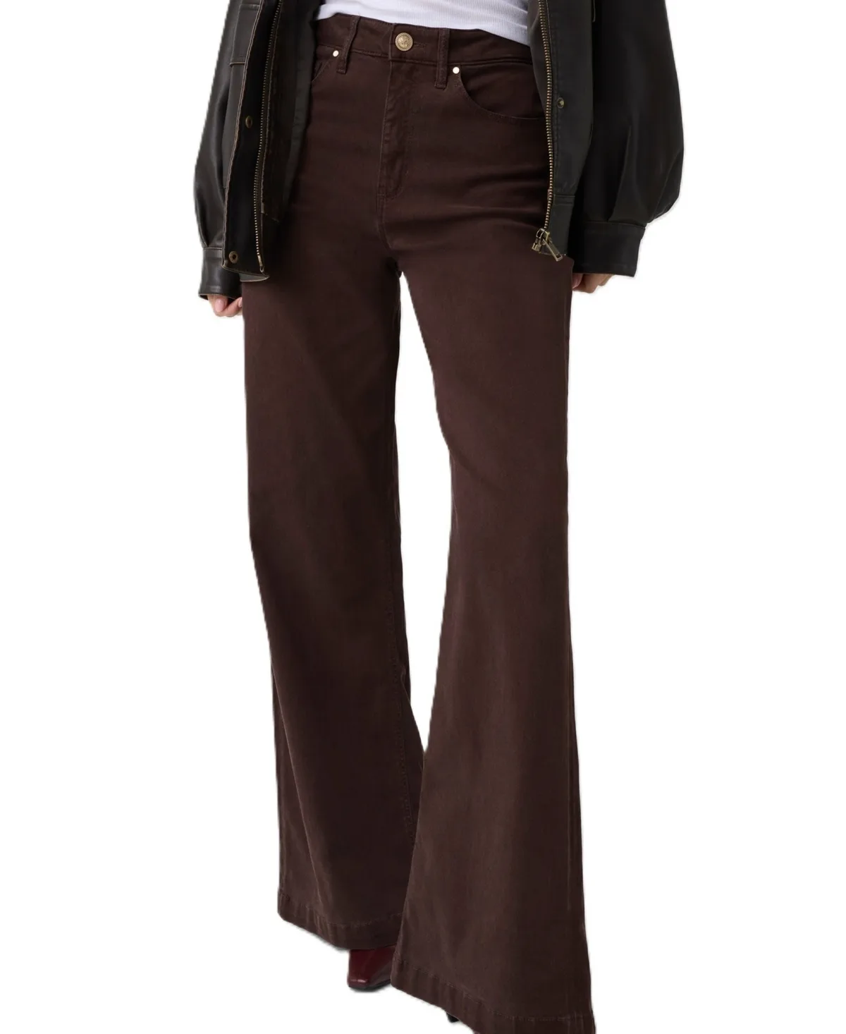 Bellagio High-Rise Wide-Leg Jeans by GUESS