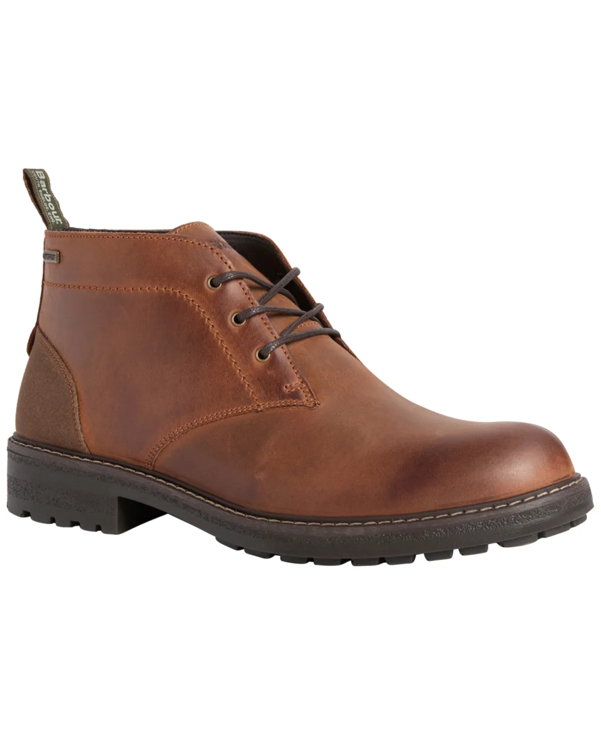 Shawdon Round-Toe Lugged-Sole Chukka Boots