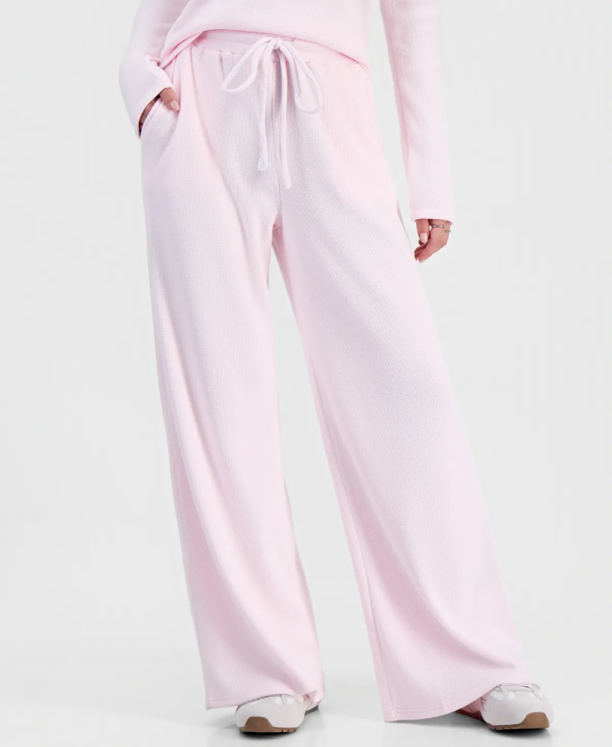 Hacci Wide High-Rise Wide-Leg Pants by Madden Girl