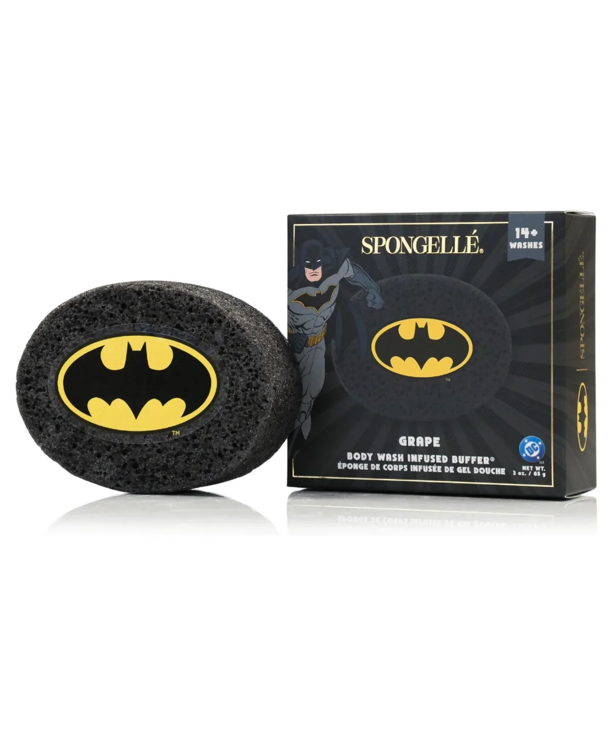 Dc Batman Body Wash Infused Buffer by Spongelle