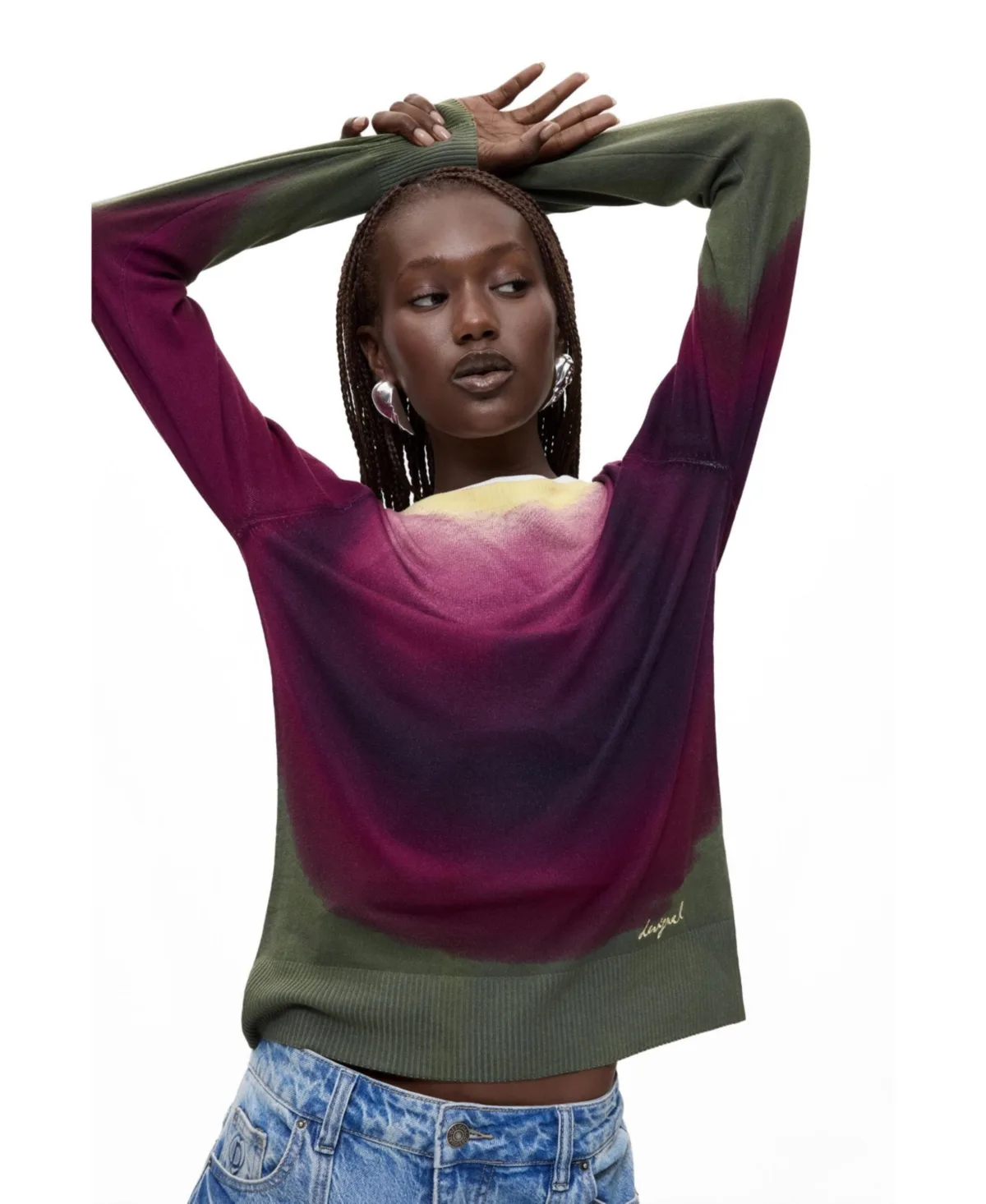 Fine Knit Sweater Gradient Effect by Desigual