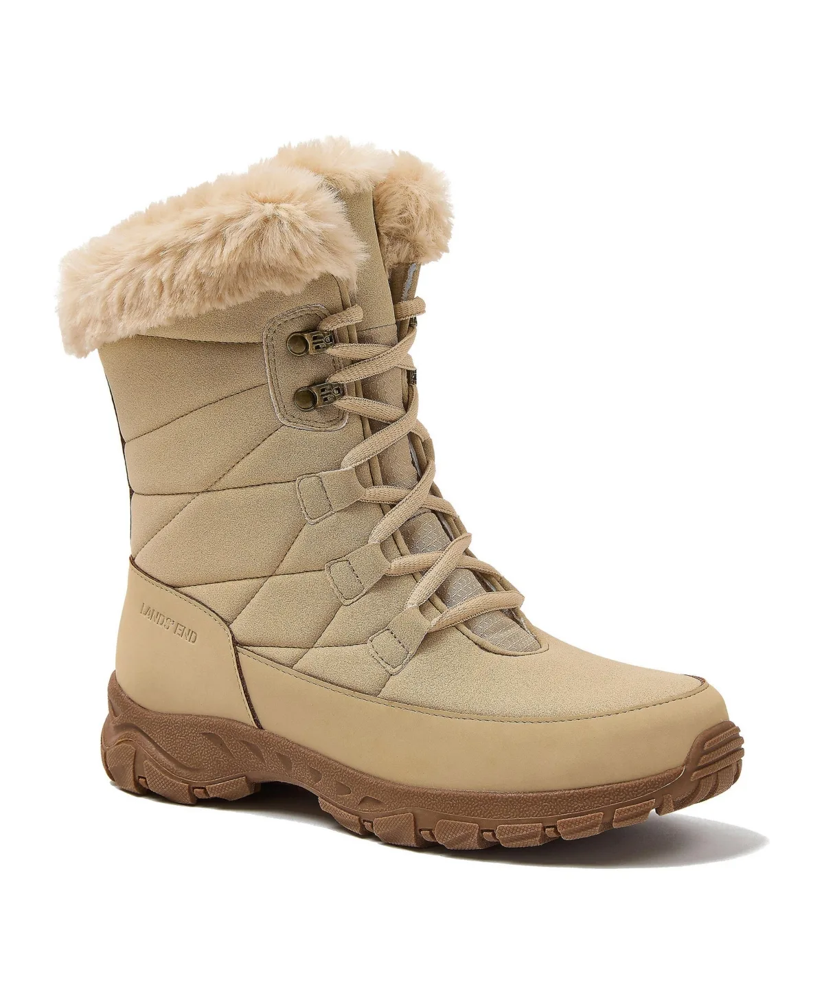 Expedition Trail Waterproof Lace Up Snow Boots by Lands' End