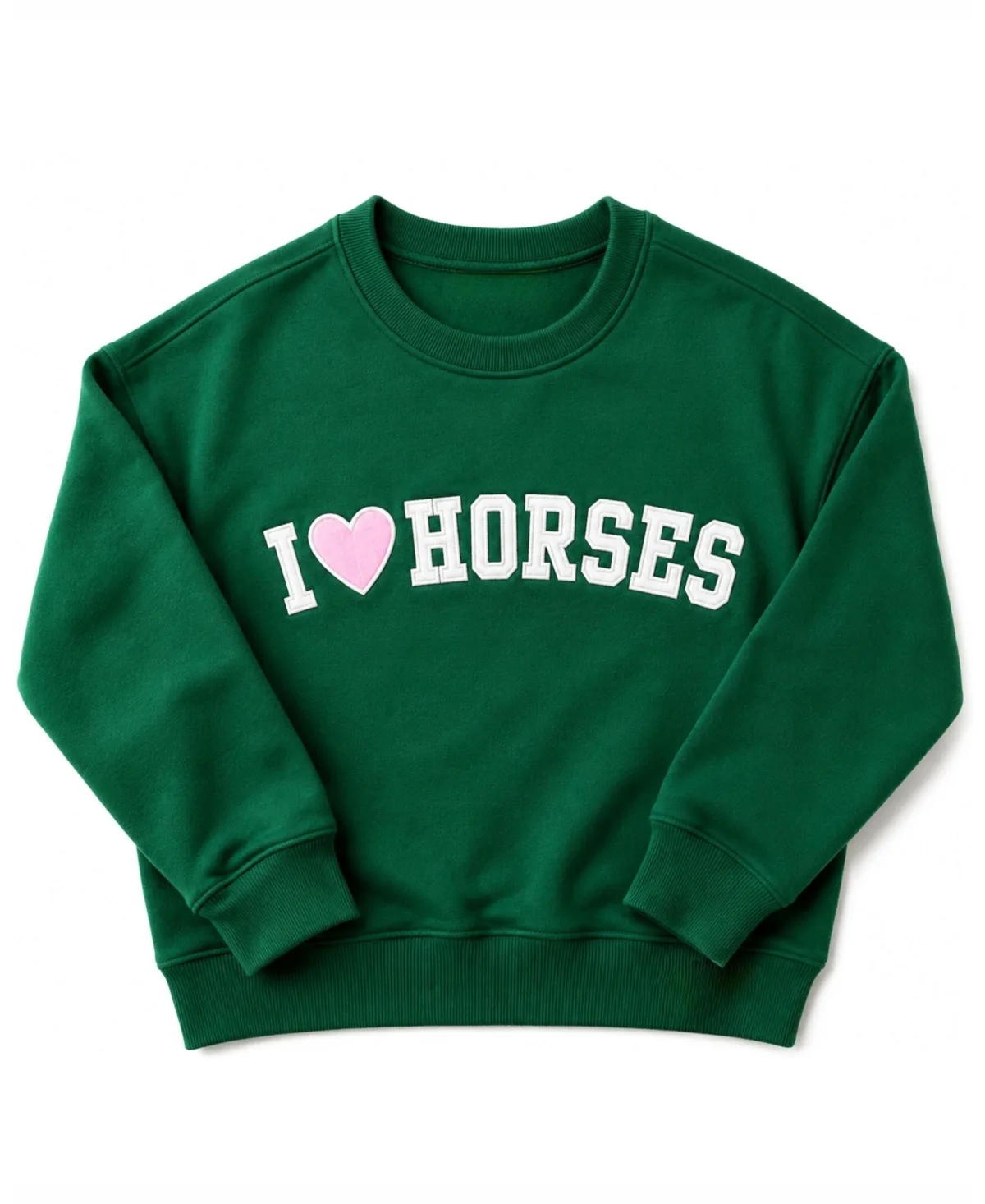 I Heart Horses Signature Crewneck Sweatshirt by Bits & Bows