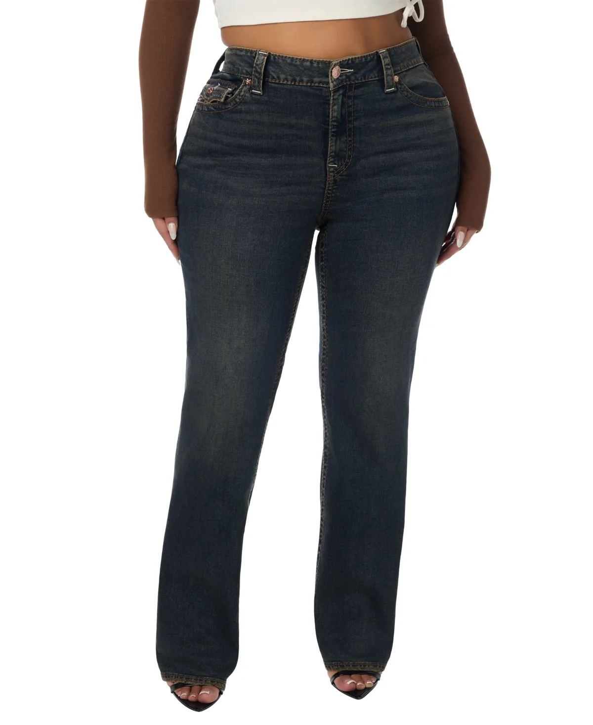 Bootcut Stretch Denim Jeans by True Religion
