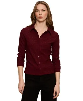 Dreamer Long Sleeve Spread Collar Button Up Shirt by Sanctuary