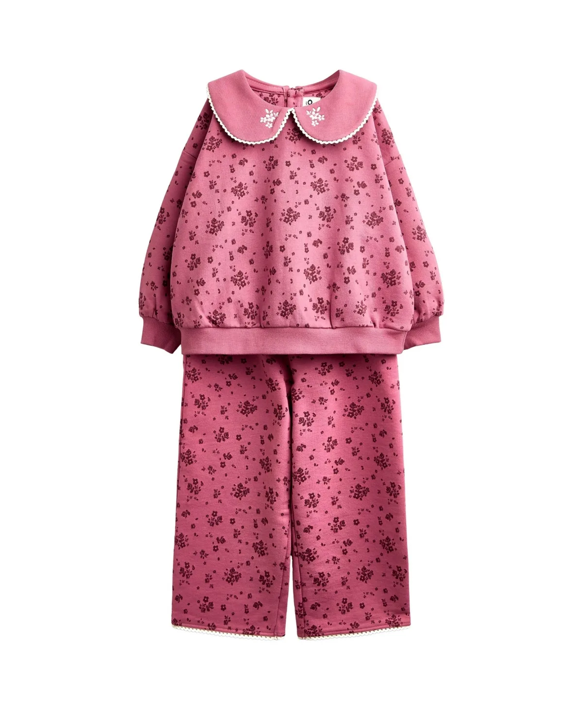 Printed Sweatshirt and Bottom Outfit Set by bebe