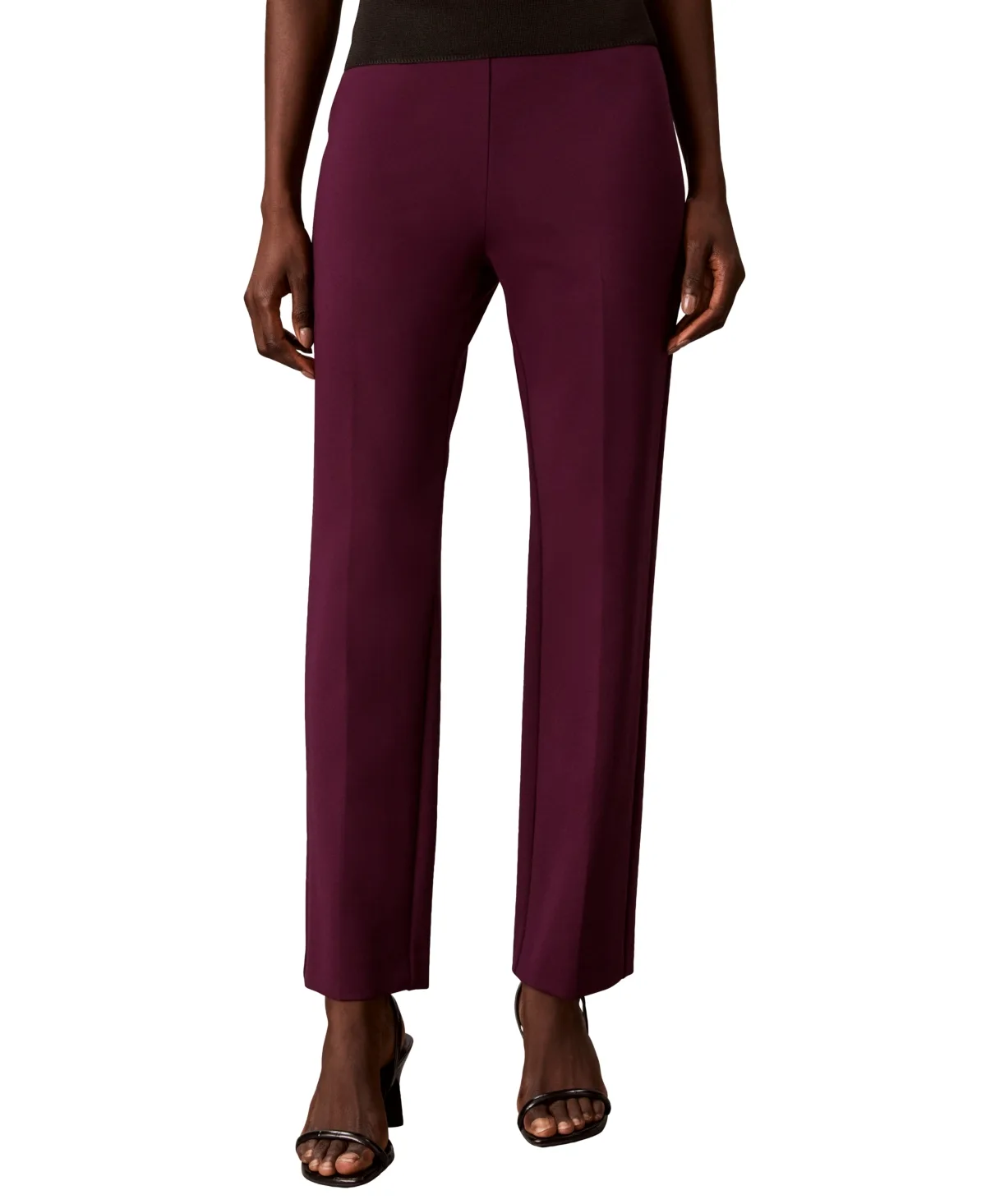 Hollywood Compression Straight High-Waisted Pants
