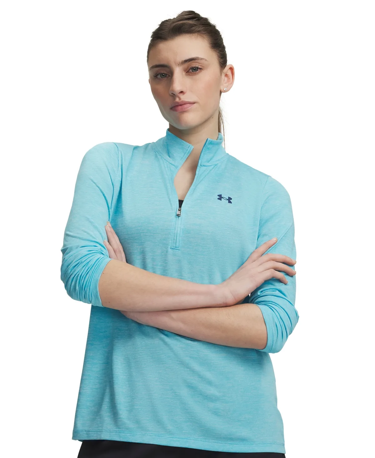 Twist Tech Quarter-Zip Logo Top by Under Armour