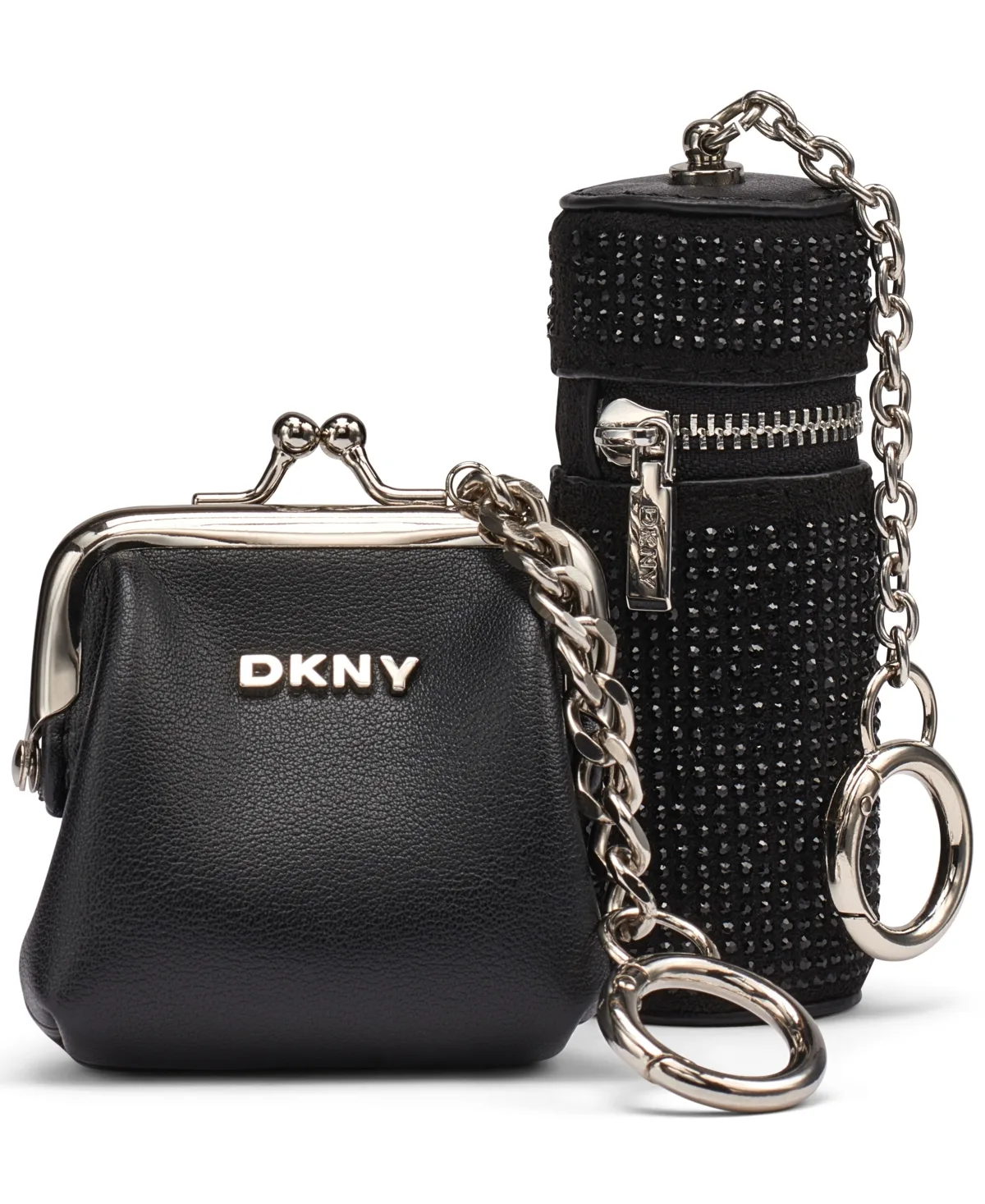 Bag & Lipstick Charm Rhinestone-Embellished Bag Charms by DKNY