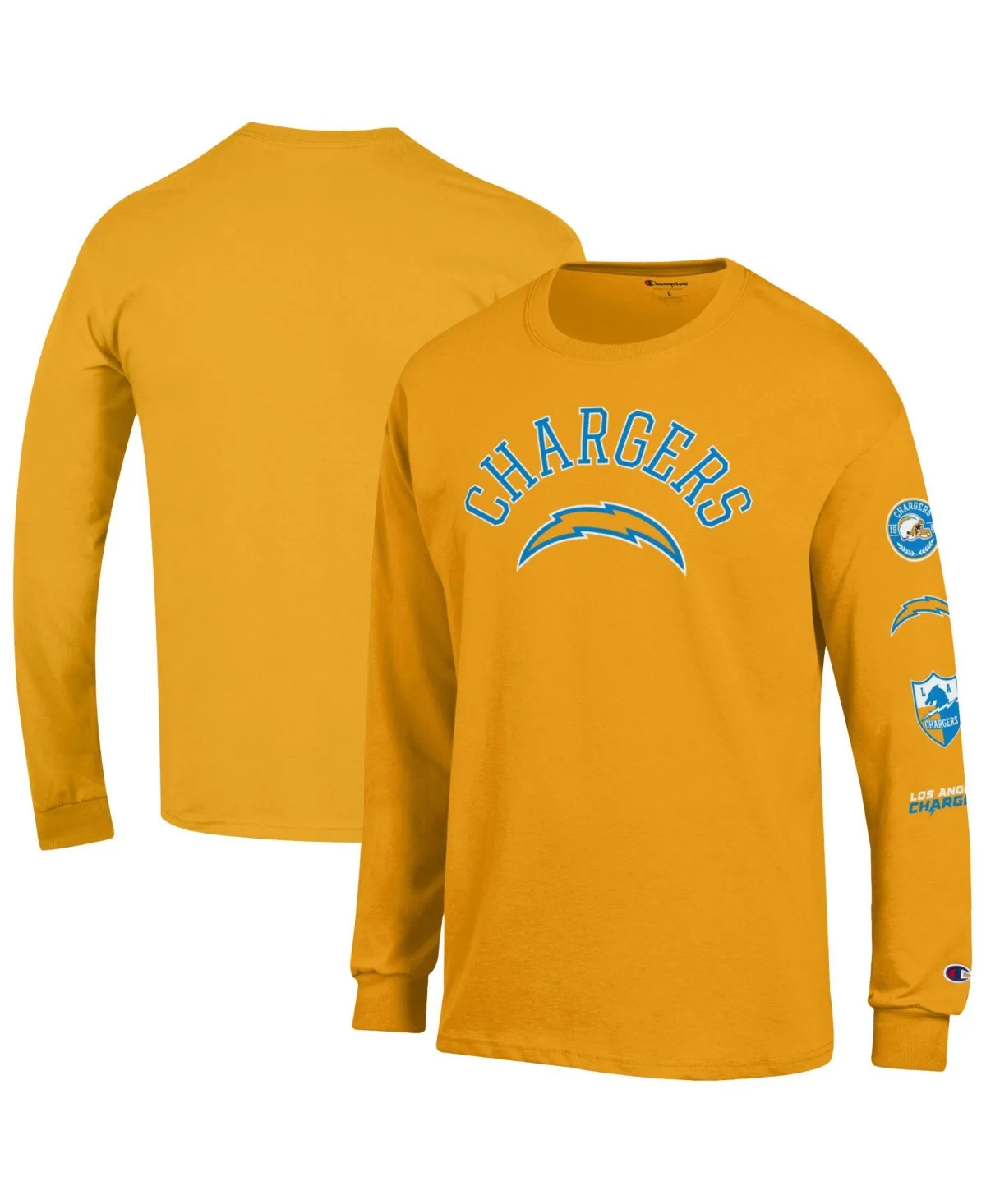 Los Angeles Chargers Seal Long-Sleeve Cotton T-Shirt by Champion