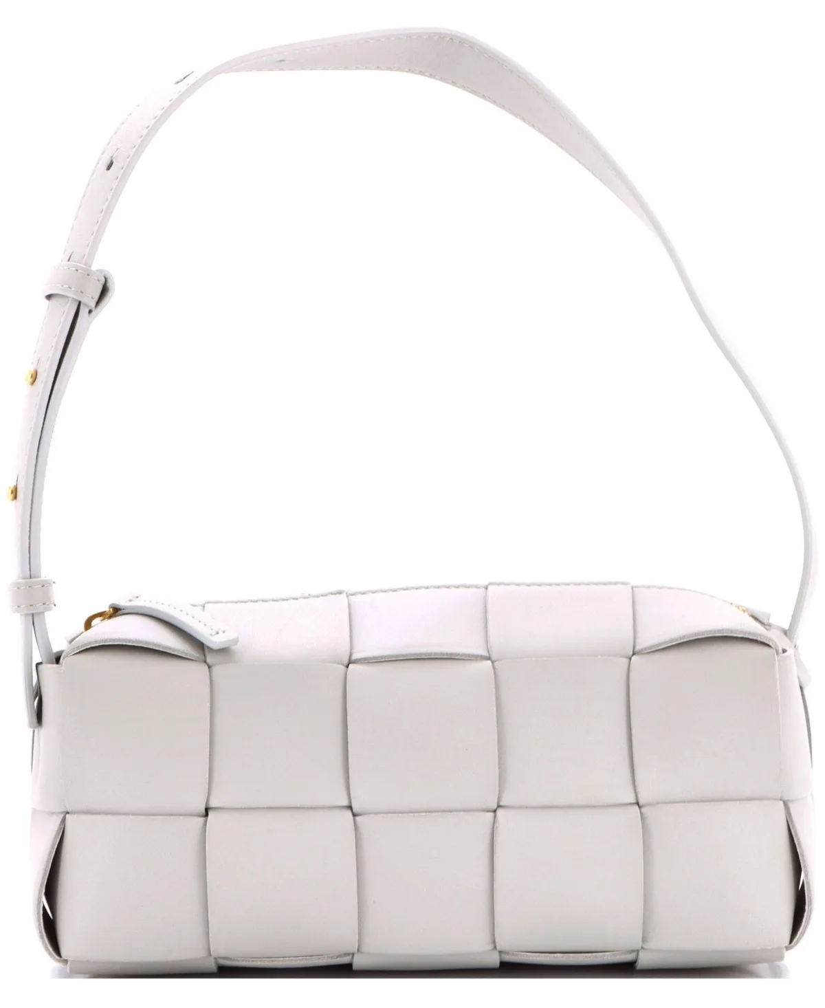 Pre-Owned Small Brick Cassette Shoulder Bag Maxi Intrecciato Leather