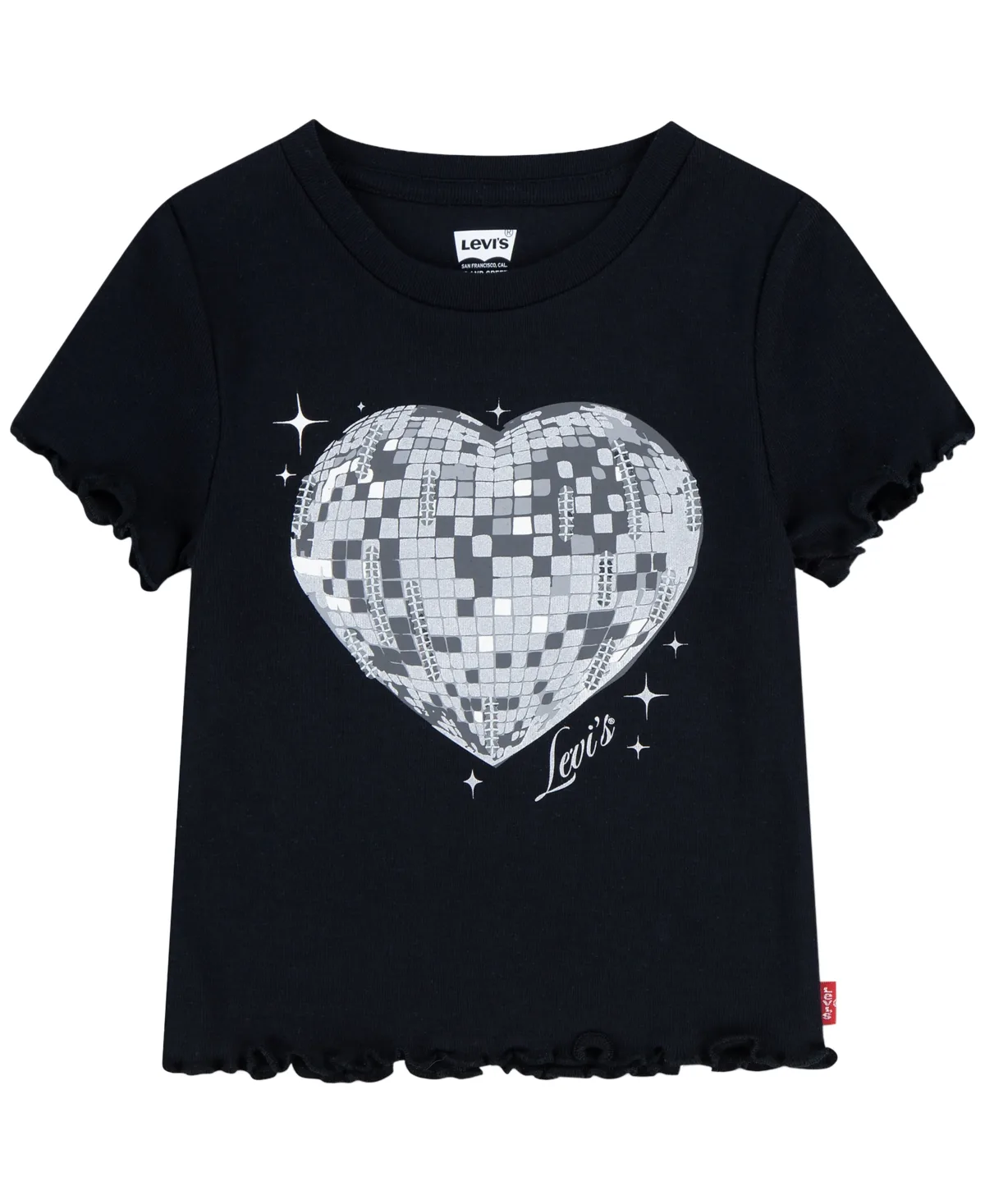 Disco Ball Lettuce-Edge T-Shirt by Levi's