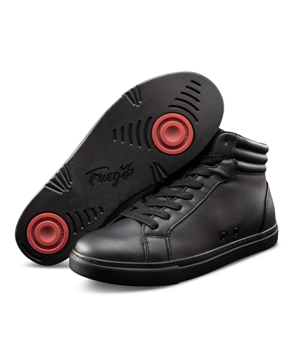All-Black High-Top Sneaker by Fuego