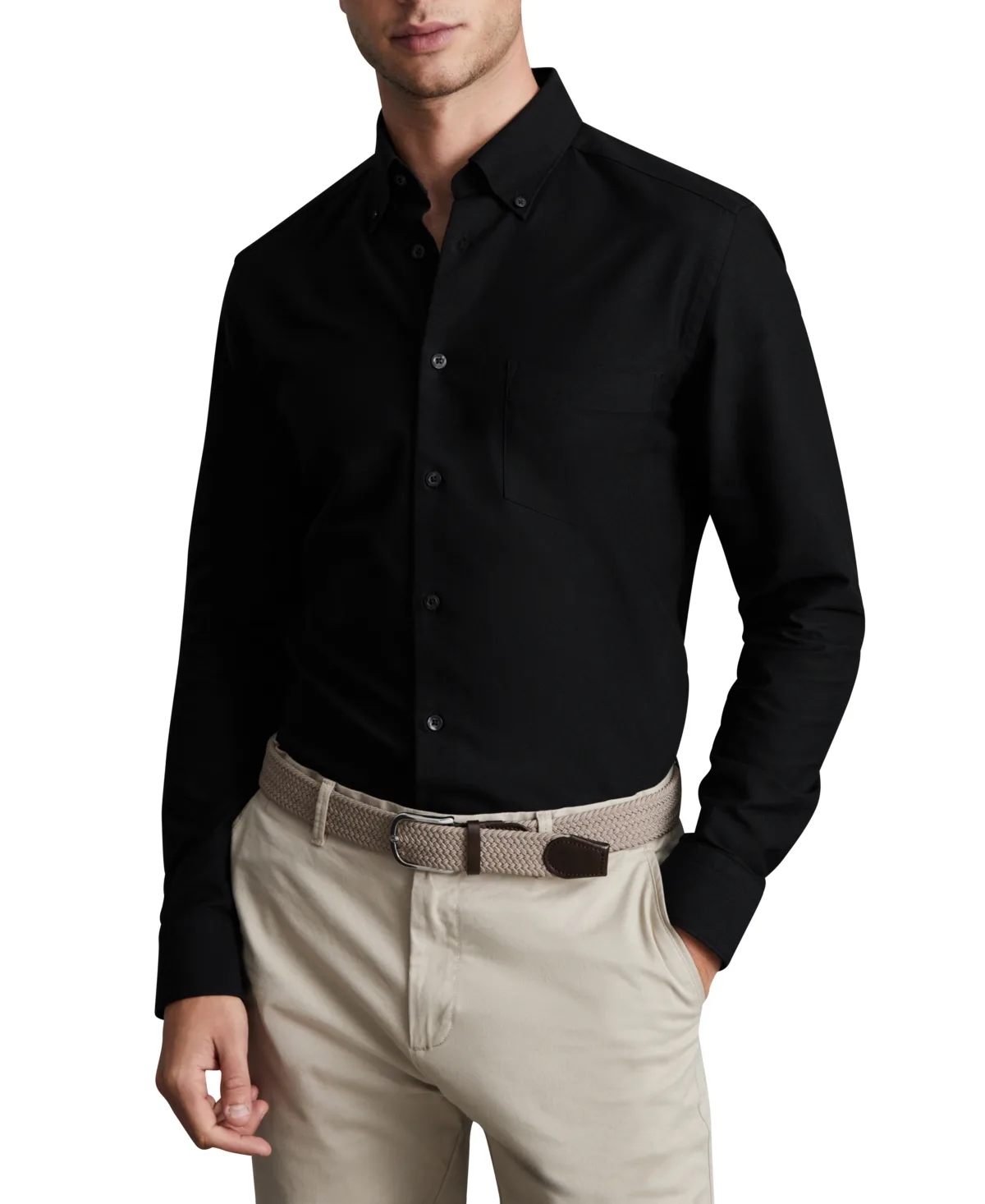 Greenwich Slim-Fit Button-Down Collar Cotton Oxford Shirt by Reiss