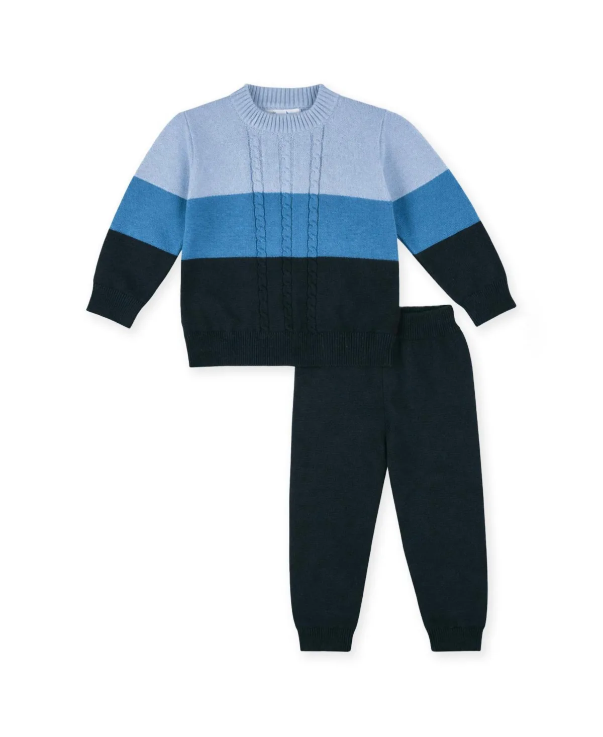 Cable-Knit Long-Sleeve Sweater and Elastic-Waist Pants, 2-Piece Set by Florence Eiseman